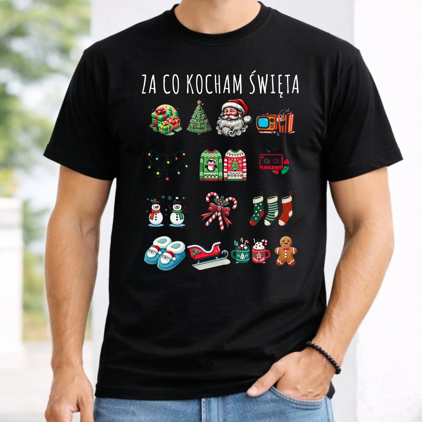 Koszulka męska świąteczna - Za co kocham święta BN130