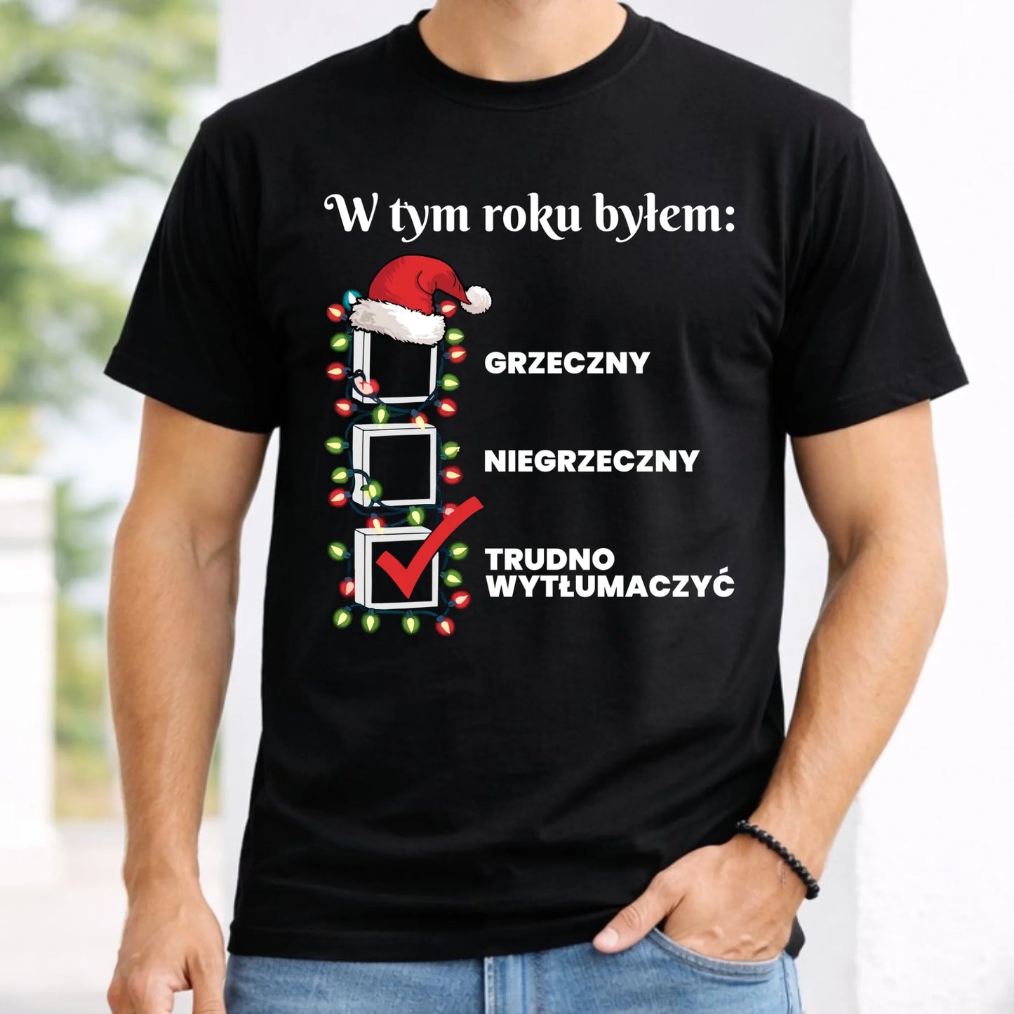 Koszulka męska świąteczna - Trudno wytłumaczyć BN134