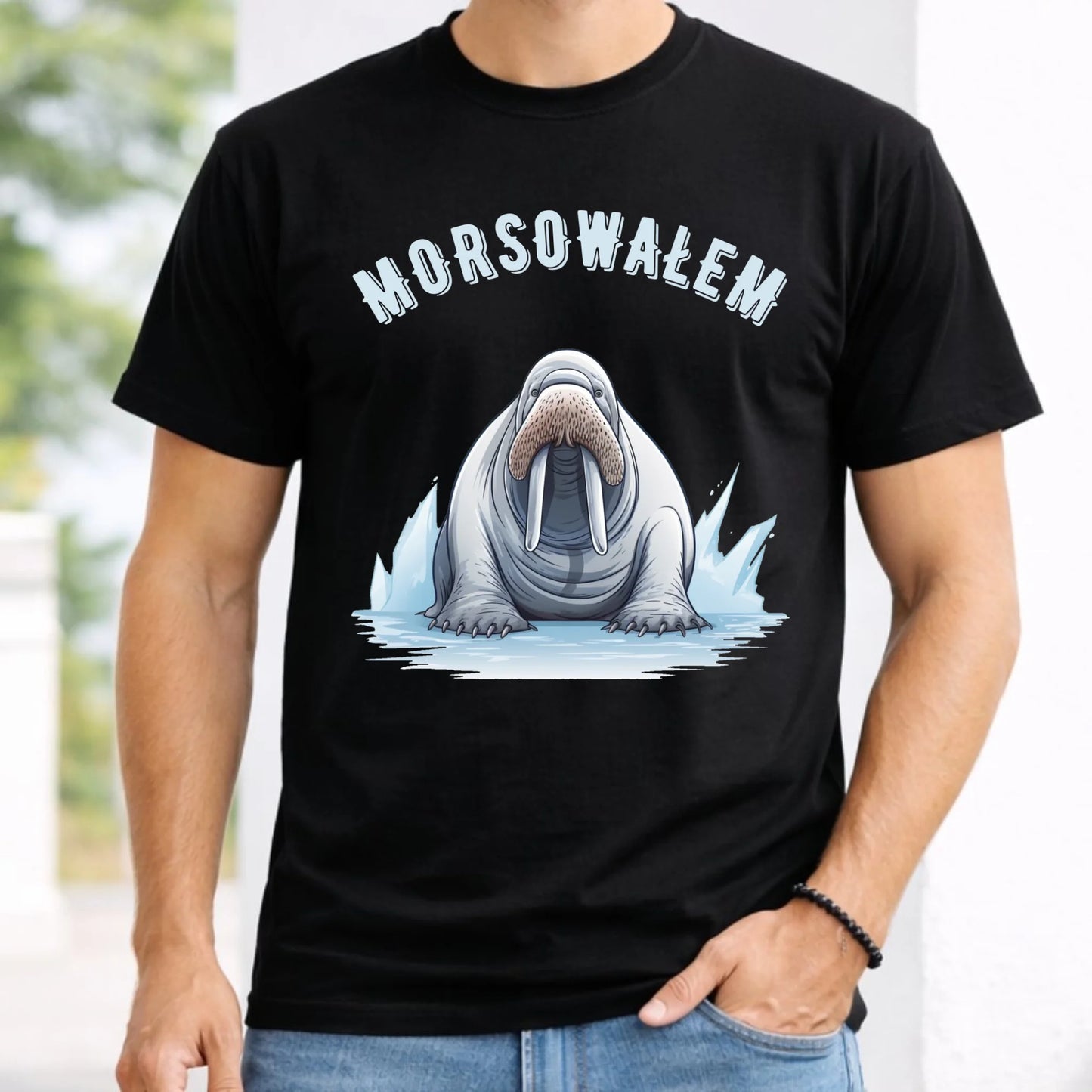 Koszulka męska dla morsa - Morsowałem HM01