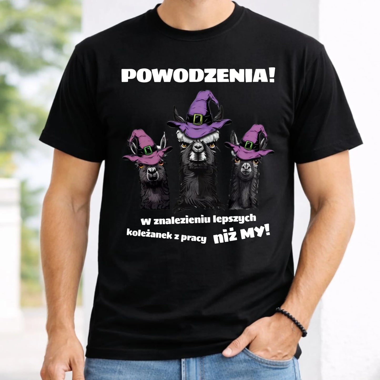 Koszulka męska na odejście z pracy - Powodzenia w znalezieniu lepszych koleżanek OP07 - StoryCups.pl