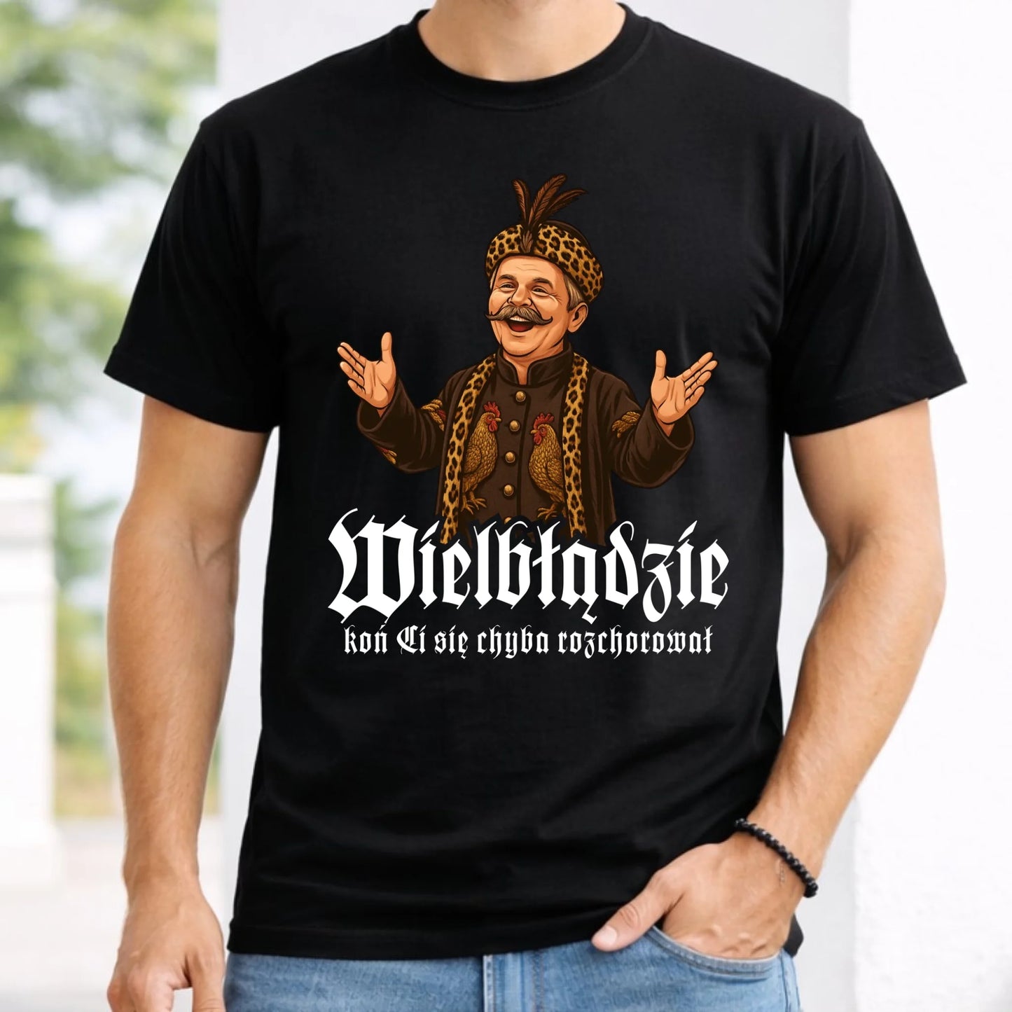 Koszulka męska - Wielbłądzie, koń Ci się chyba rozchorował - dla fanów serialu 1670 H61