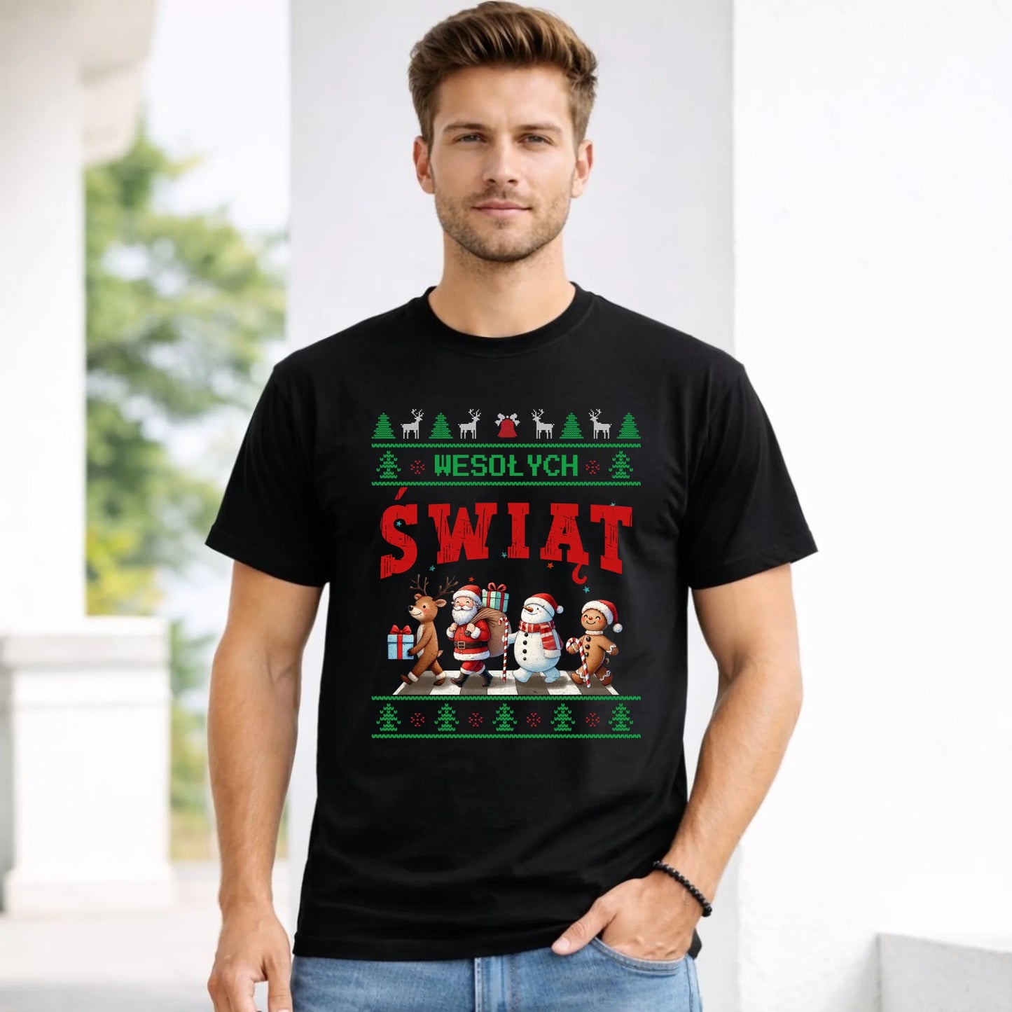 Koszulka męska świąteczna - Wesołych Świąt BN06