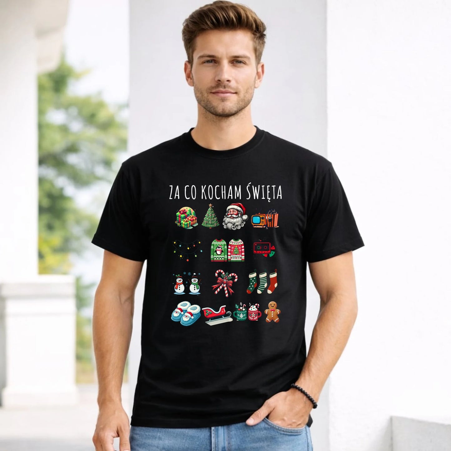 Koszulka męska świąteczna - Za co kocham święta BN130