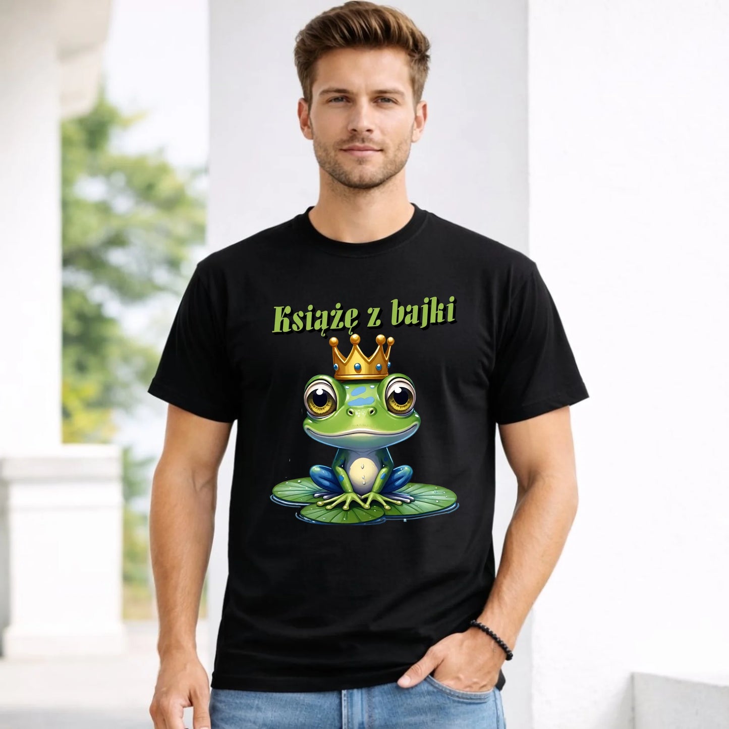 Koszulka męska - Książę z bajki - prezent dla chłopaka męża narzeczonego DCH09 - StoryCups.pl