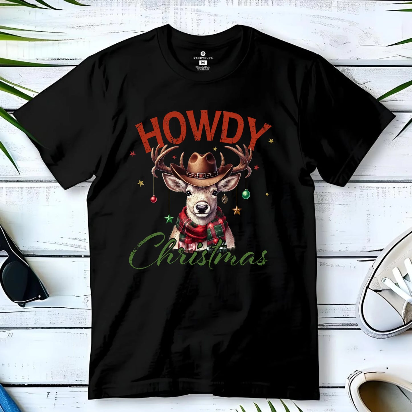 Koszulka męska świąteczna - Howdy Christmas BN54