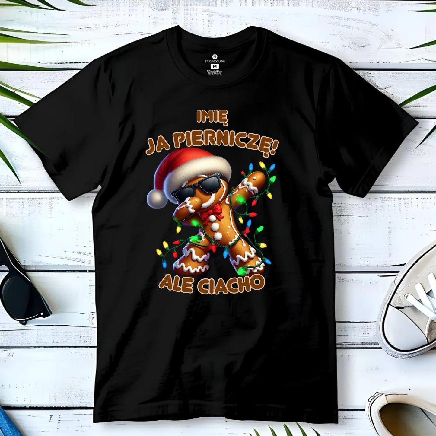 Koszulka męska świąteczna - Piernik Ja pierniczę ale ciacho - personalizowana BN94