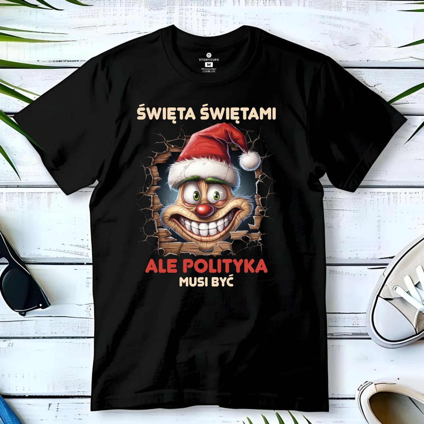 Koszulka męska świąteczna - Święta świętami ale polityka musi być BN102