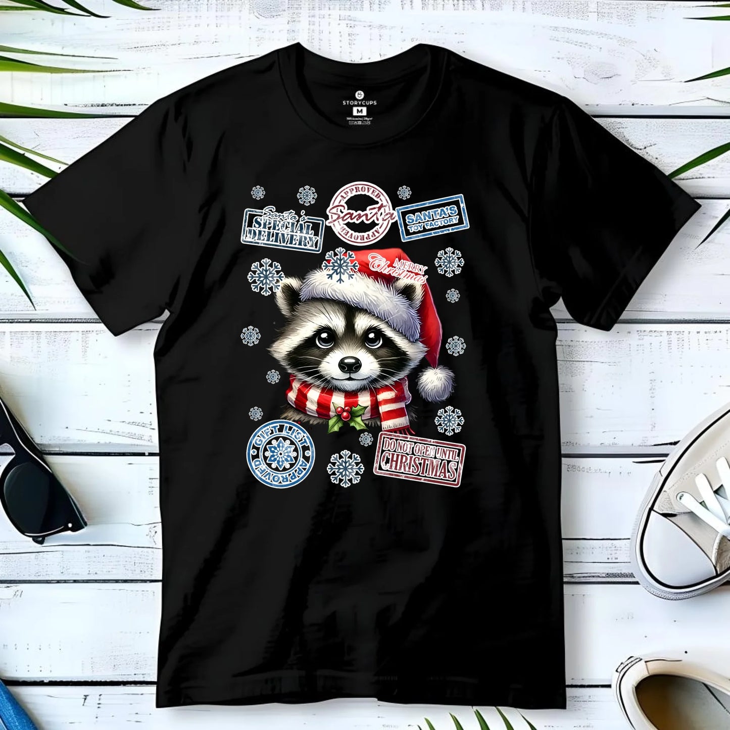 Koszulka męska świąteczna - Szop - Przesyłka od Mikołaja BN104