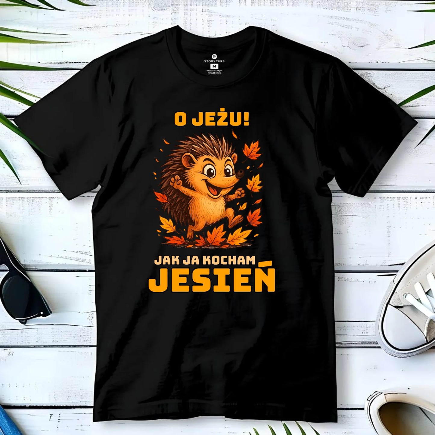 Koszulka męska jesienna - O JEŻU! Jak ja kocham jesień JS31