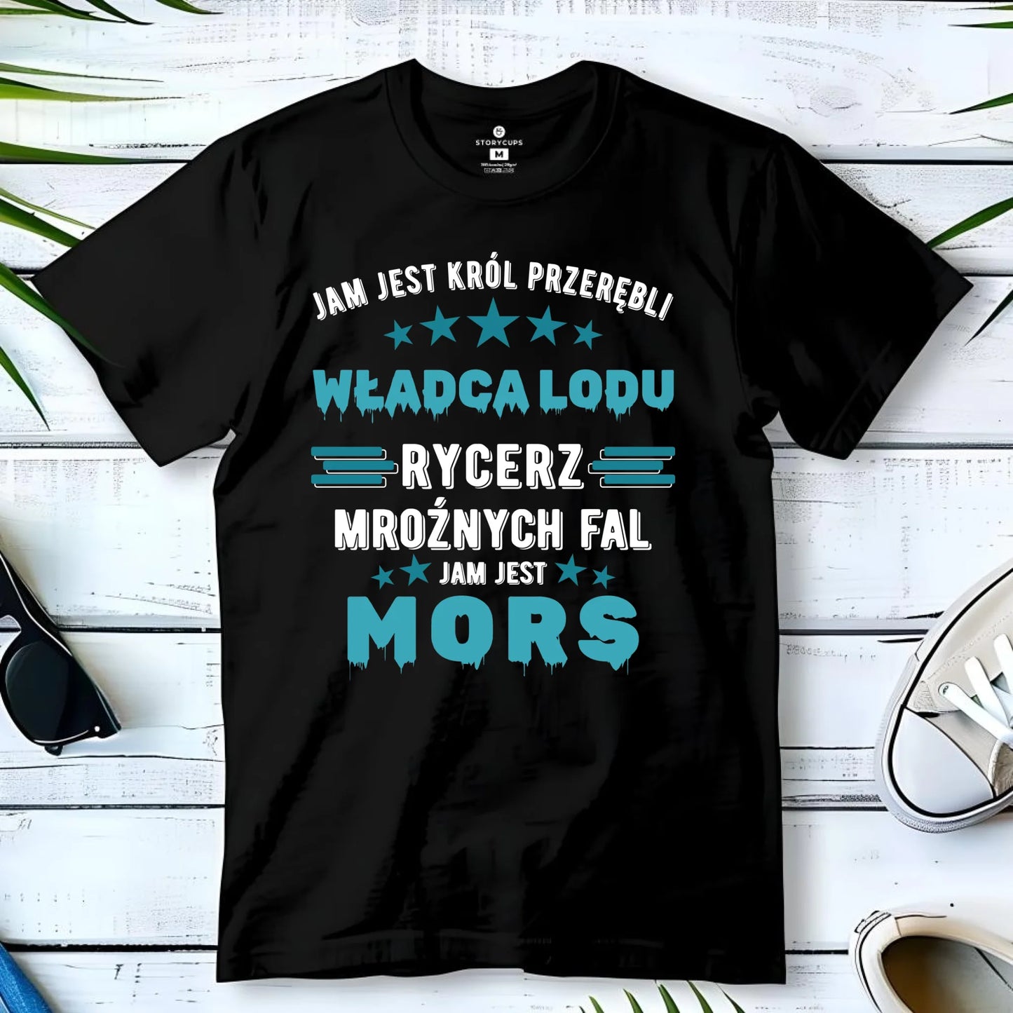 Koszulka męska - prezent dla morsa - Jam jest Król przerębli Jam jest mors HM13