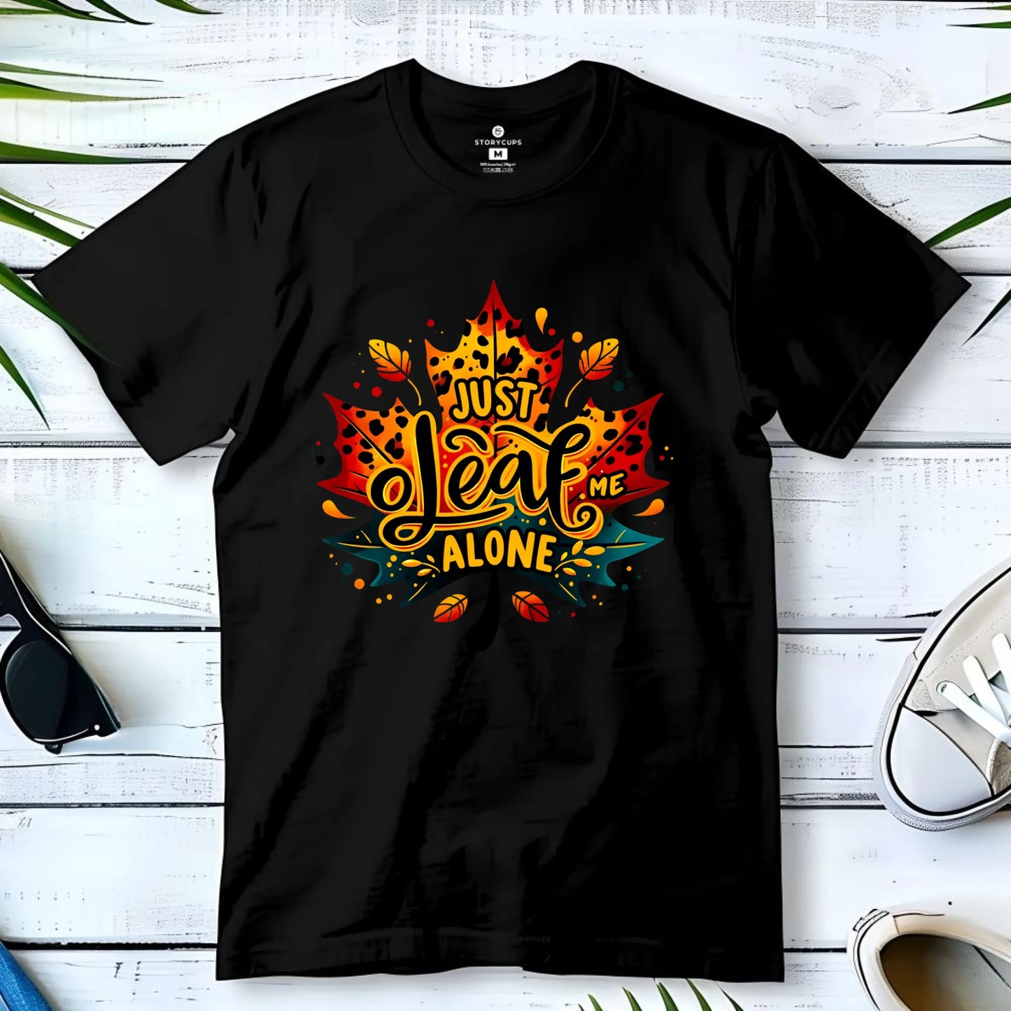 Koszulka męska jesienna - Just leaf me alone JS22