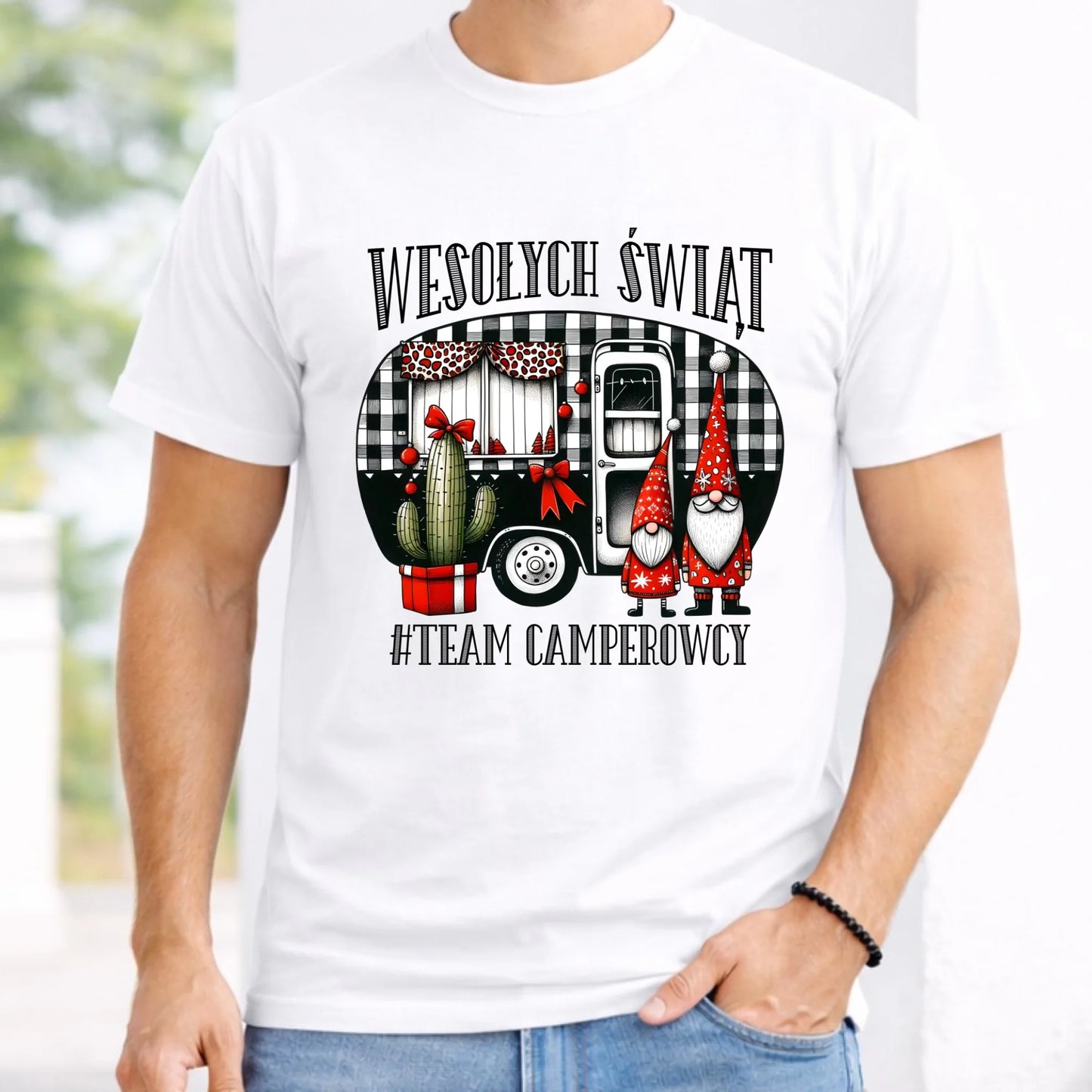 Koszulka męska świąteczna - Wesołych Świąt Team Camperowcy BN44