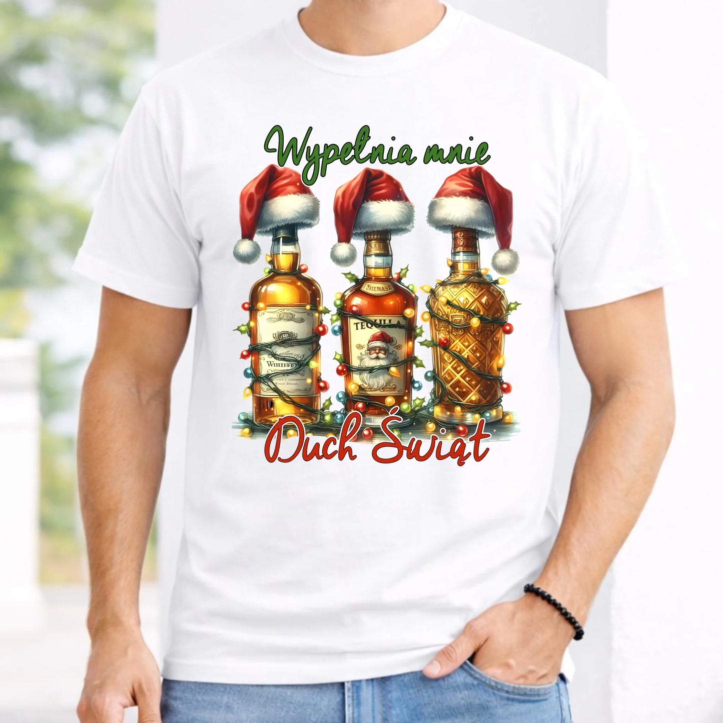 Koszulka męska świąteczna - Wypełnia mnie Duch Świąt BN69