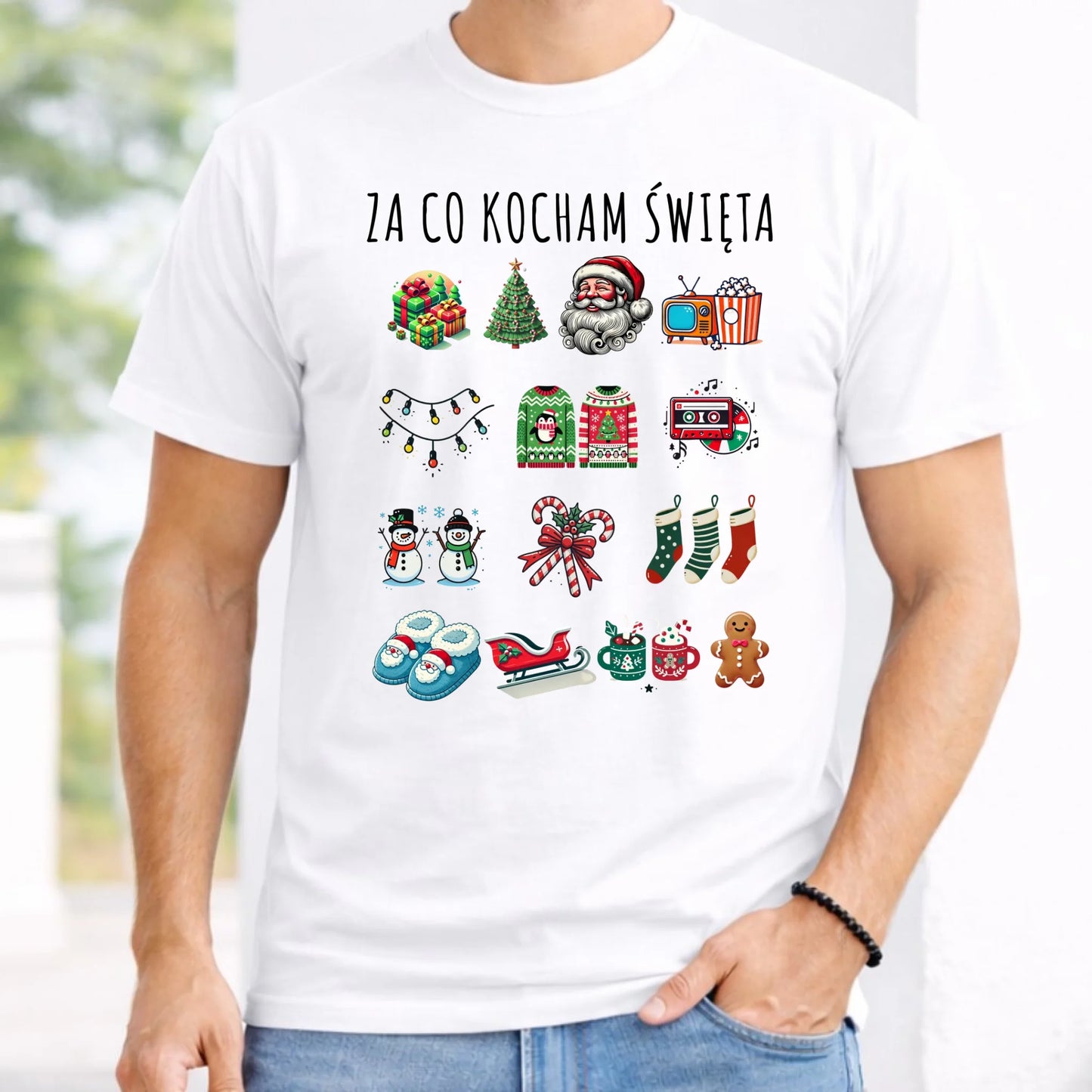 Koszulka męska świąteczna - Za co kocham święta BN130