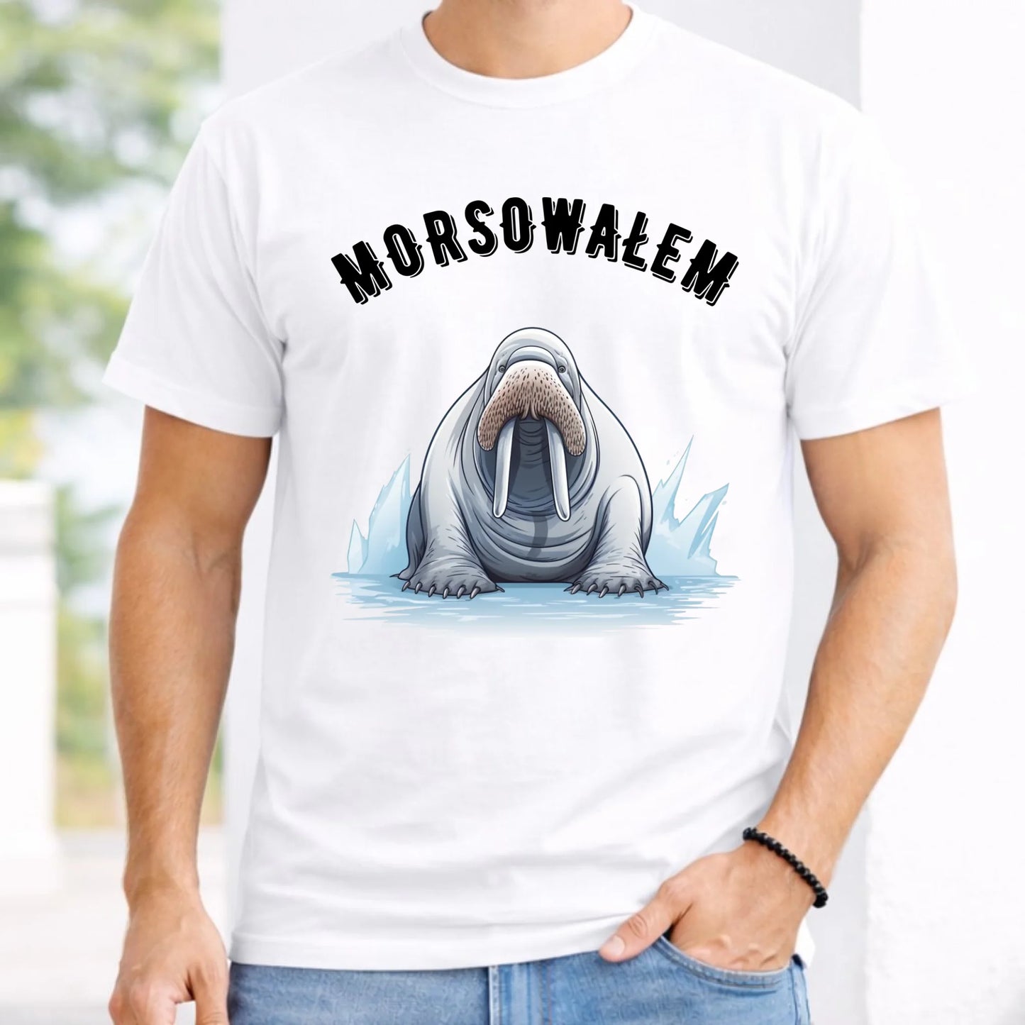 Koszulka męska dla morsa - Morsowałem HM01