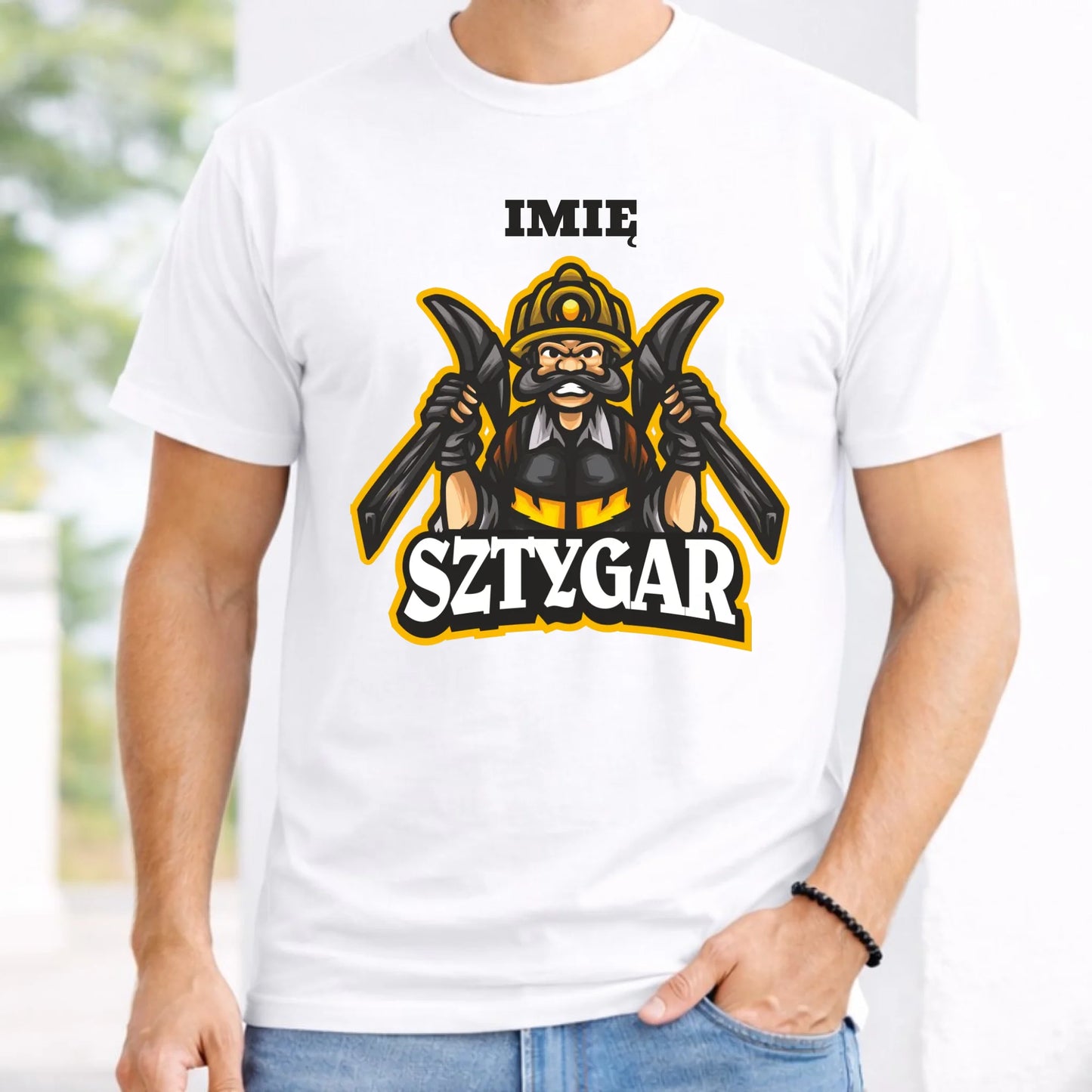 Koszulka męska - prezent dla górnika - Sztygar - personalizowana G15