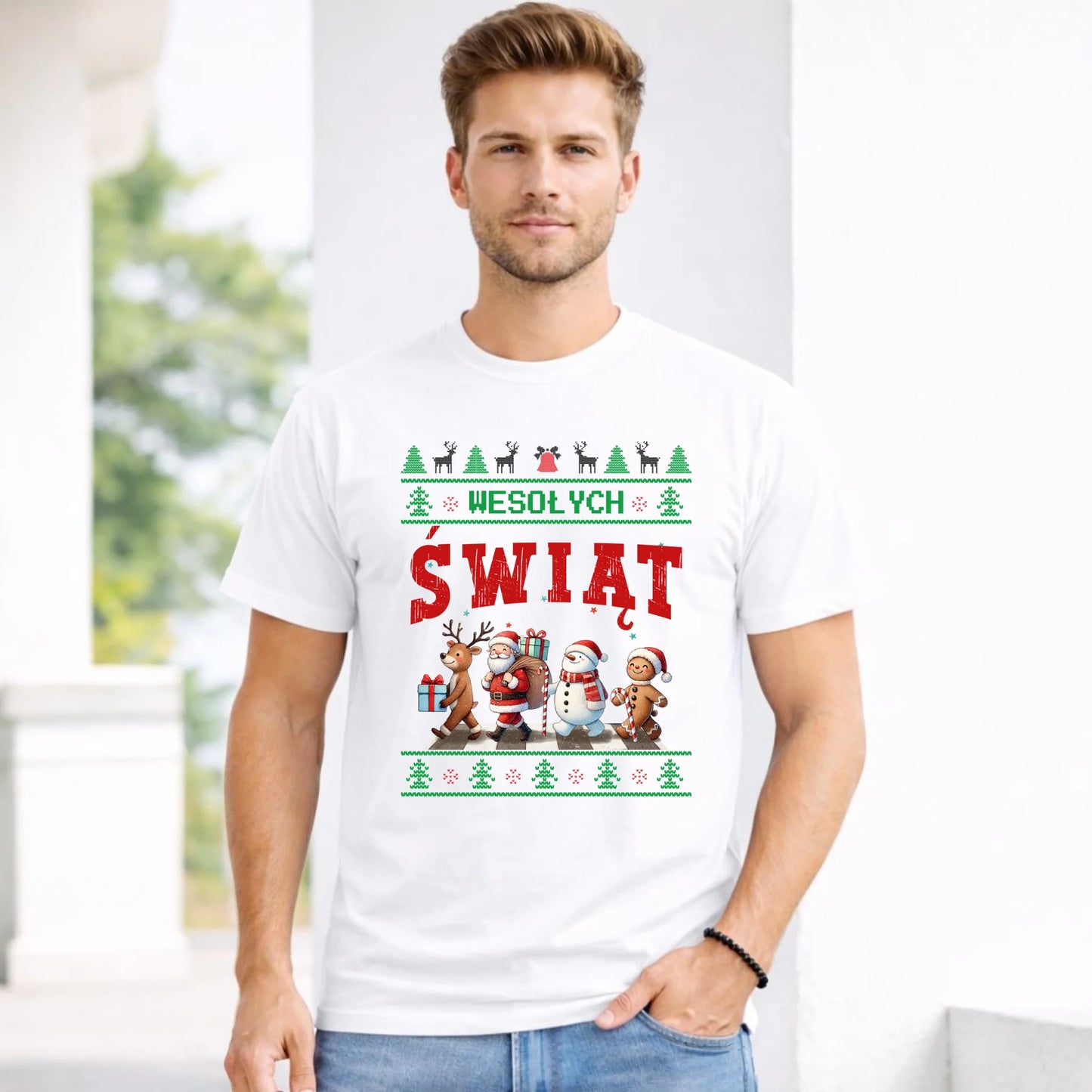 Koszulka męska świąteczna - Wesołych Świąt BN06