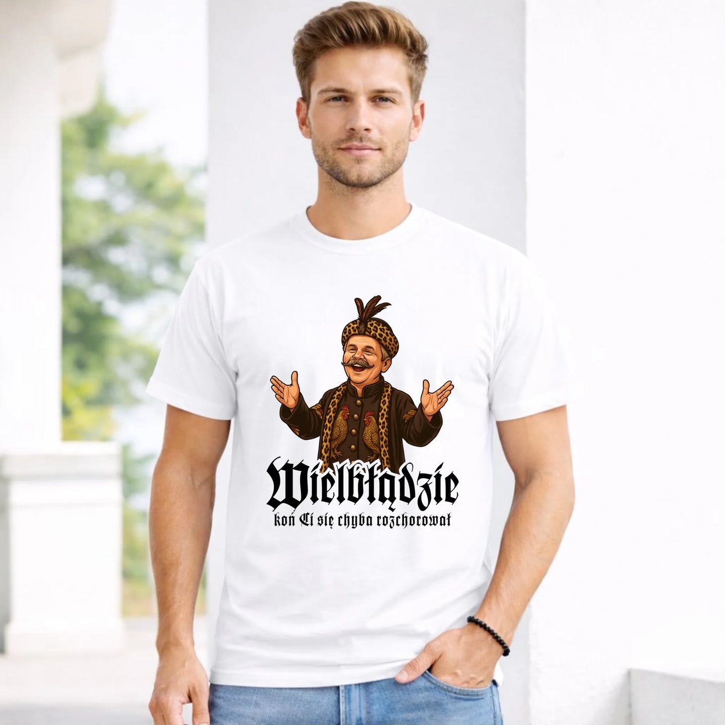 Koszulka męska - Wielbłądzie, koń Ci się chyba rozchorował - dla fanów serialu 1670 H61