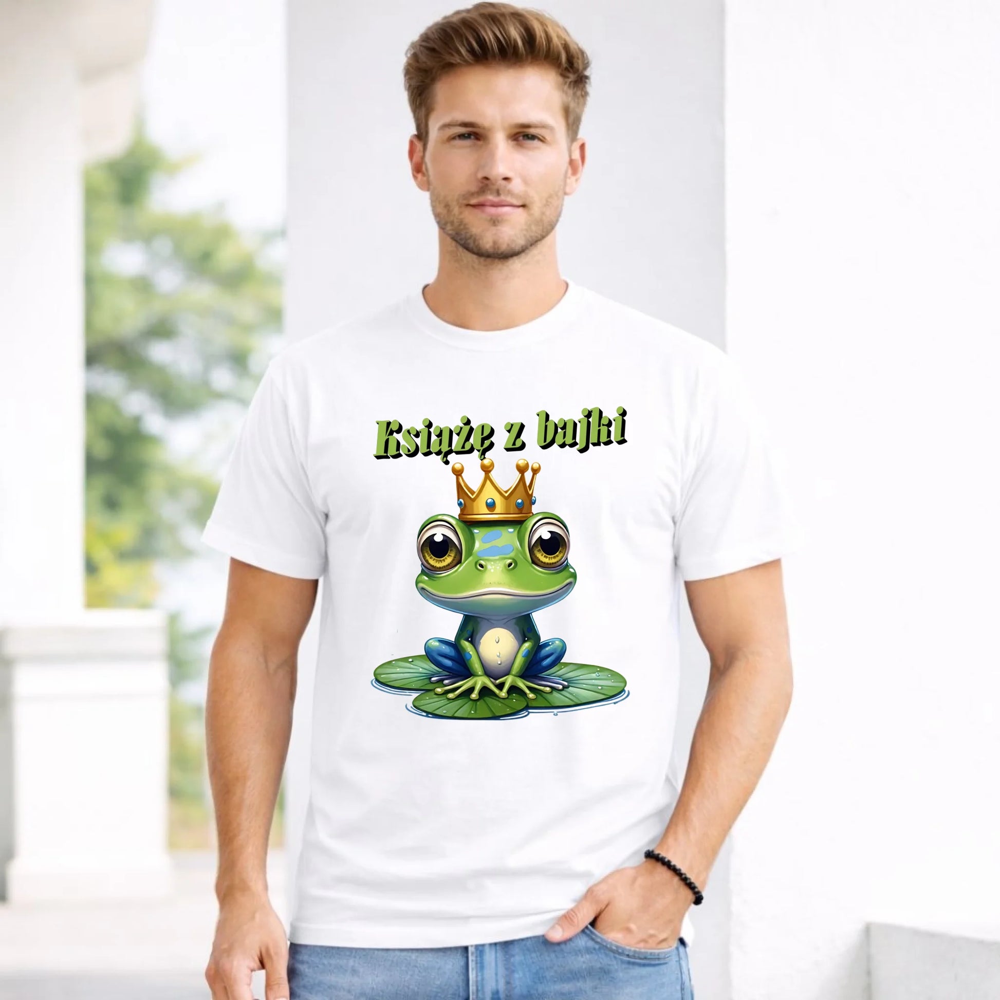 Koszulka męska - Książę z bajki - prezent dla chłopaka męża narzeczonego DCH09 - StoryCups.pl