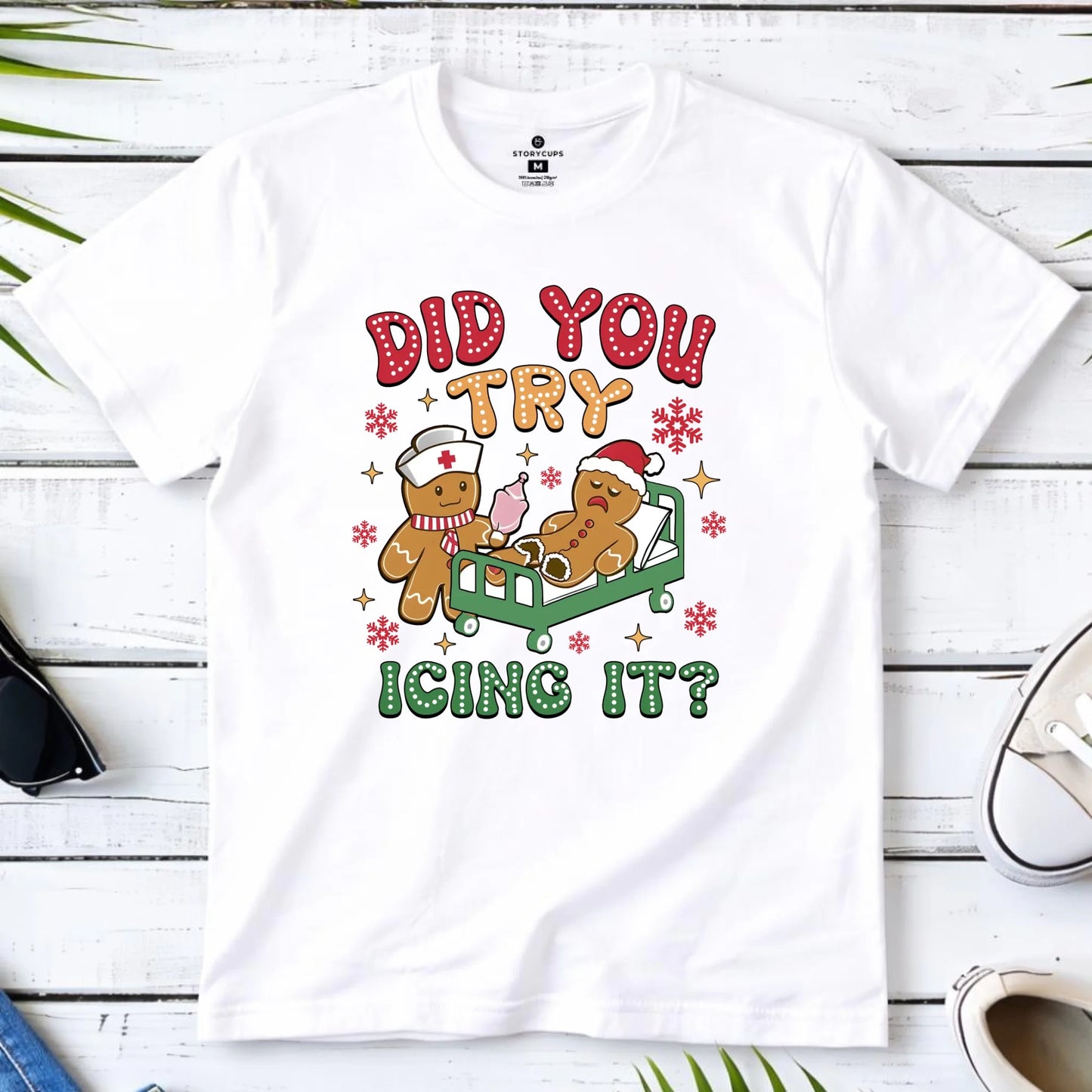 Koszulka męska świąteczna - Did you try icing it? BN78