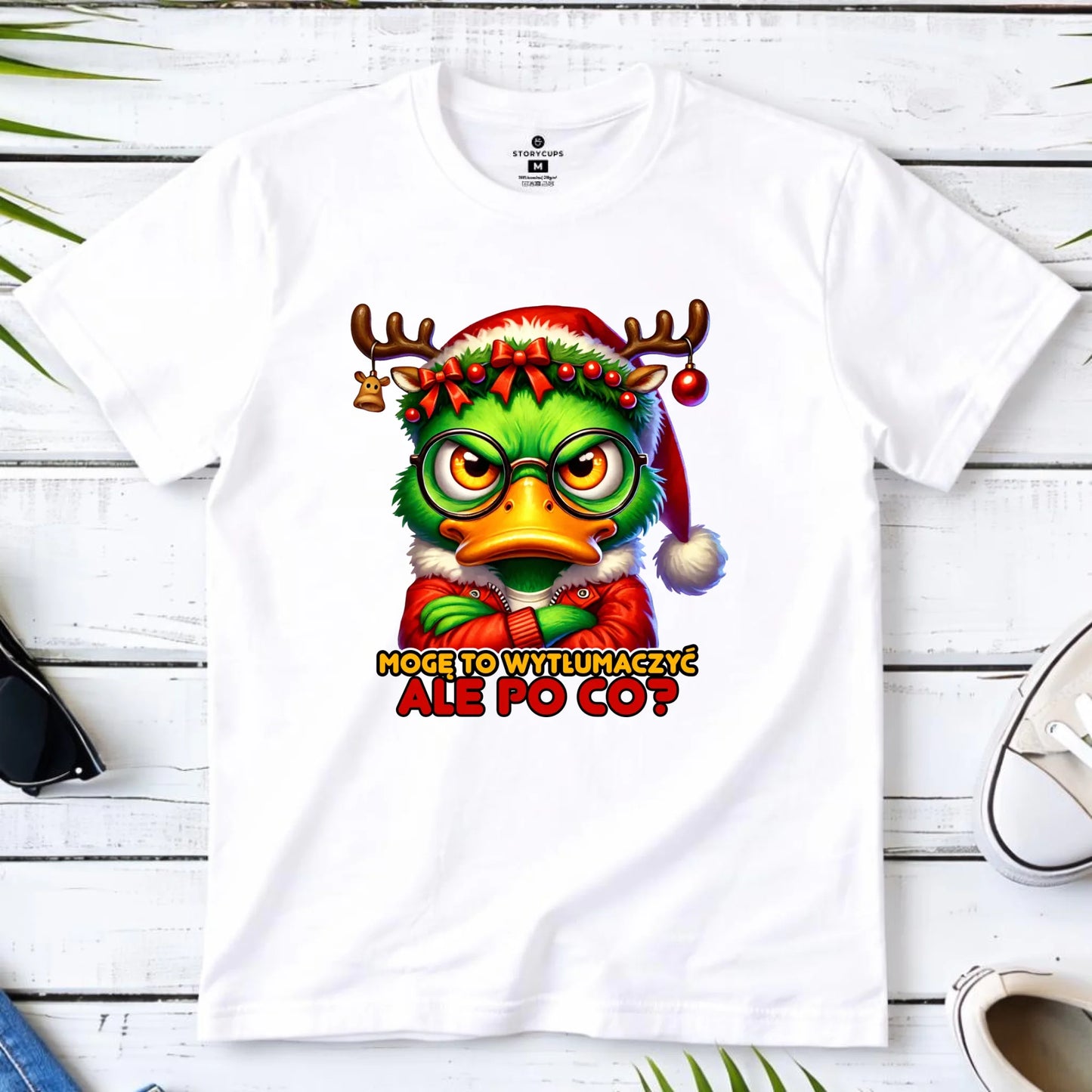 Koszulka męska świąteczna - Mogę to wytłumaczyć Ale po co? BN77