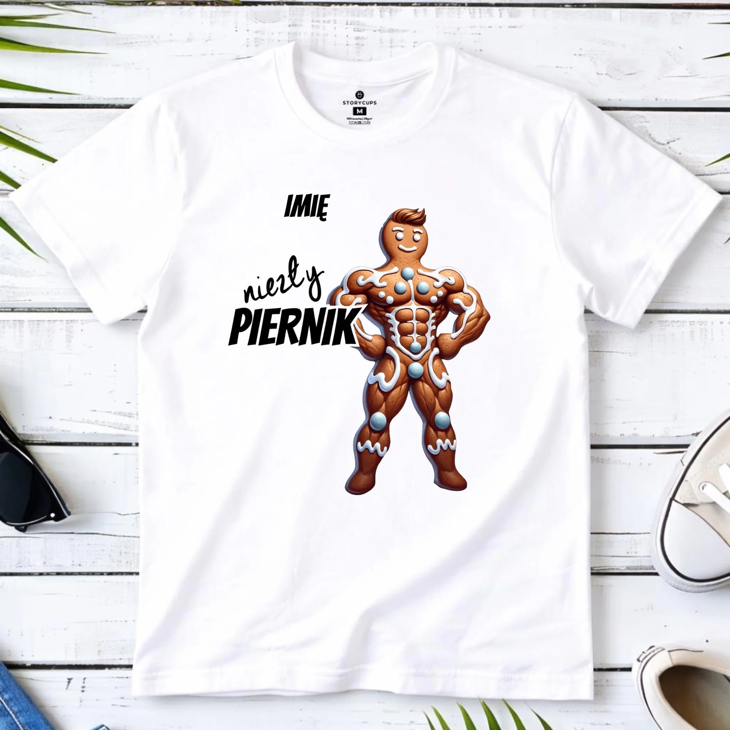 Koszulka męska świąteczna - Niezły piernik - personalizowana BN24