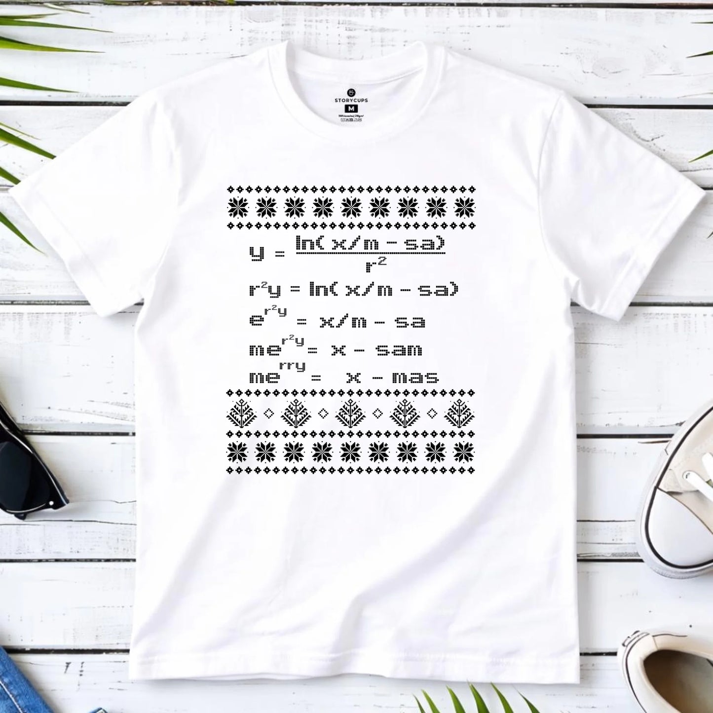 Koszulka męska świąteczna - Zadanie matematyczne BN108