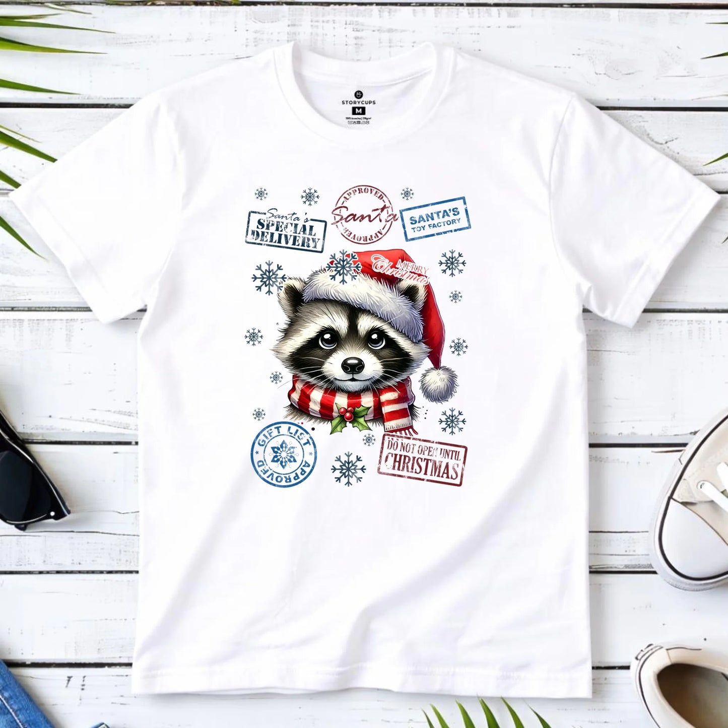 Koszulka męska świąteczna - Szop - Przesyłka od Mikołaja BN104