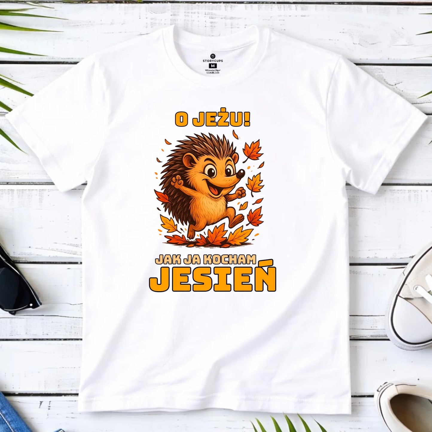 Koszulka męska jesienna - O JEŻU! Jak ja kocham jesień JS31