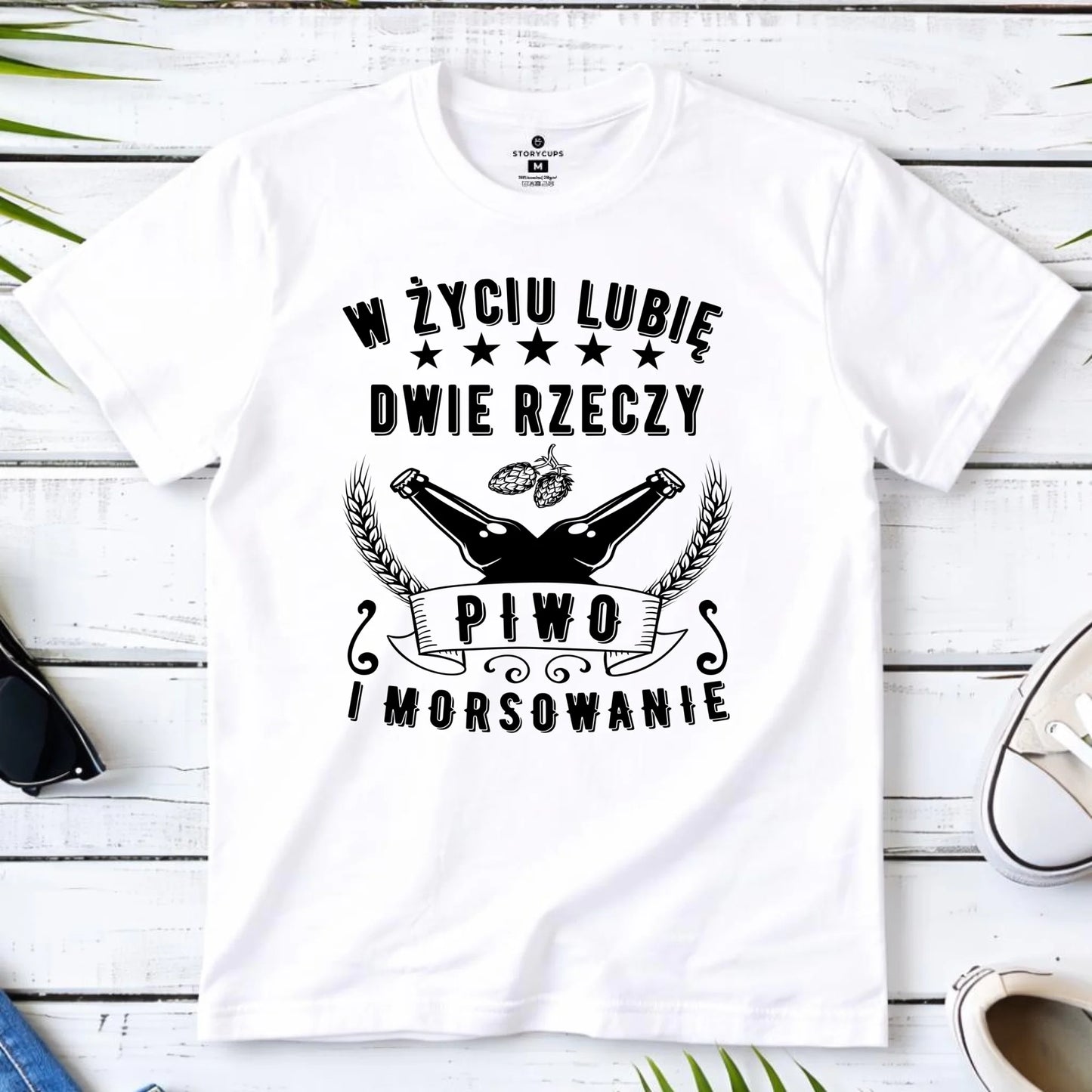 Koszulka męska - prezent dla morsa - Piwo i morsowanie - Mors HM09