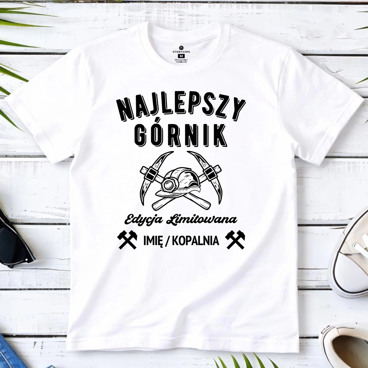 Koszulka męska - prezent dla górnika - Najlepszy górnik - personalizowana G27