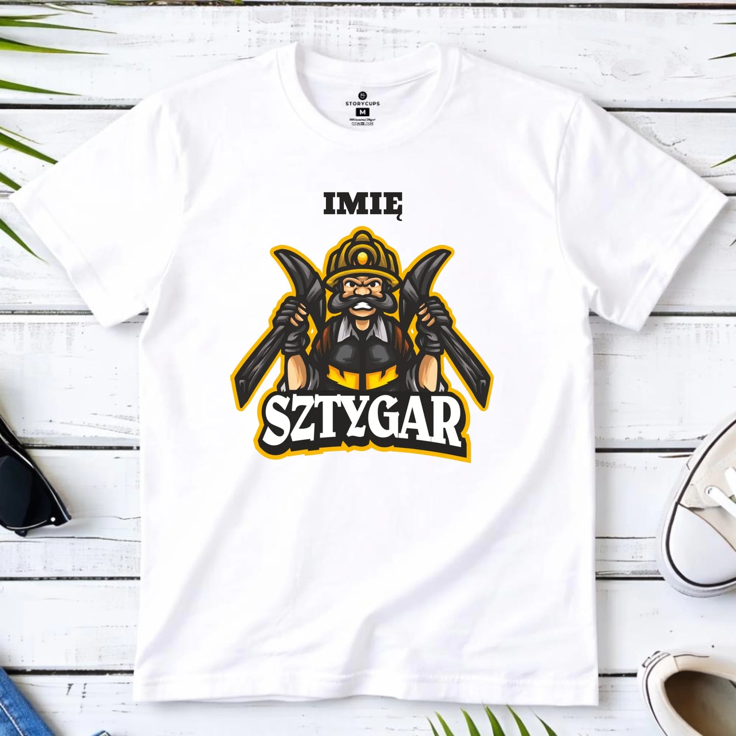 Koszulka męska - prezent dla górnika - Sztygar - personalizowana G15