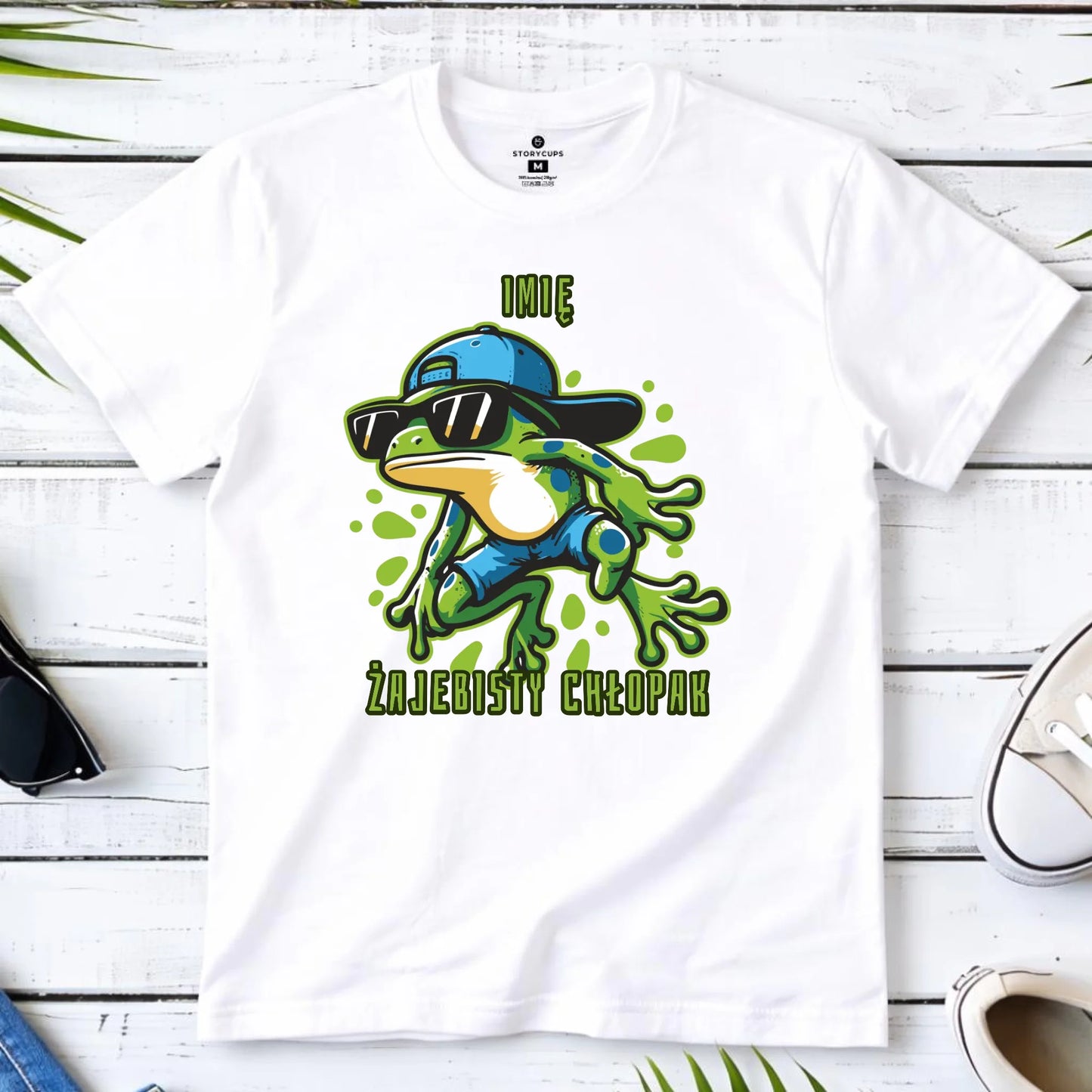 Koszulka męska - Żajebisty Chłopak prezent na Dzień Chłopaka - personalizowana DCH02