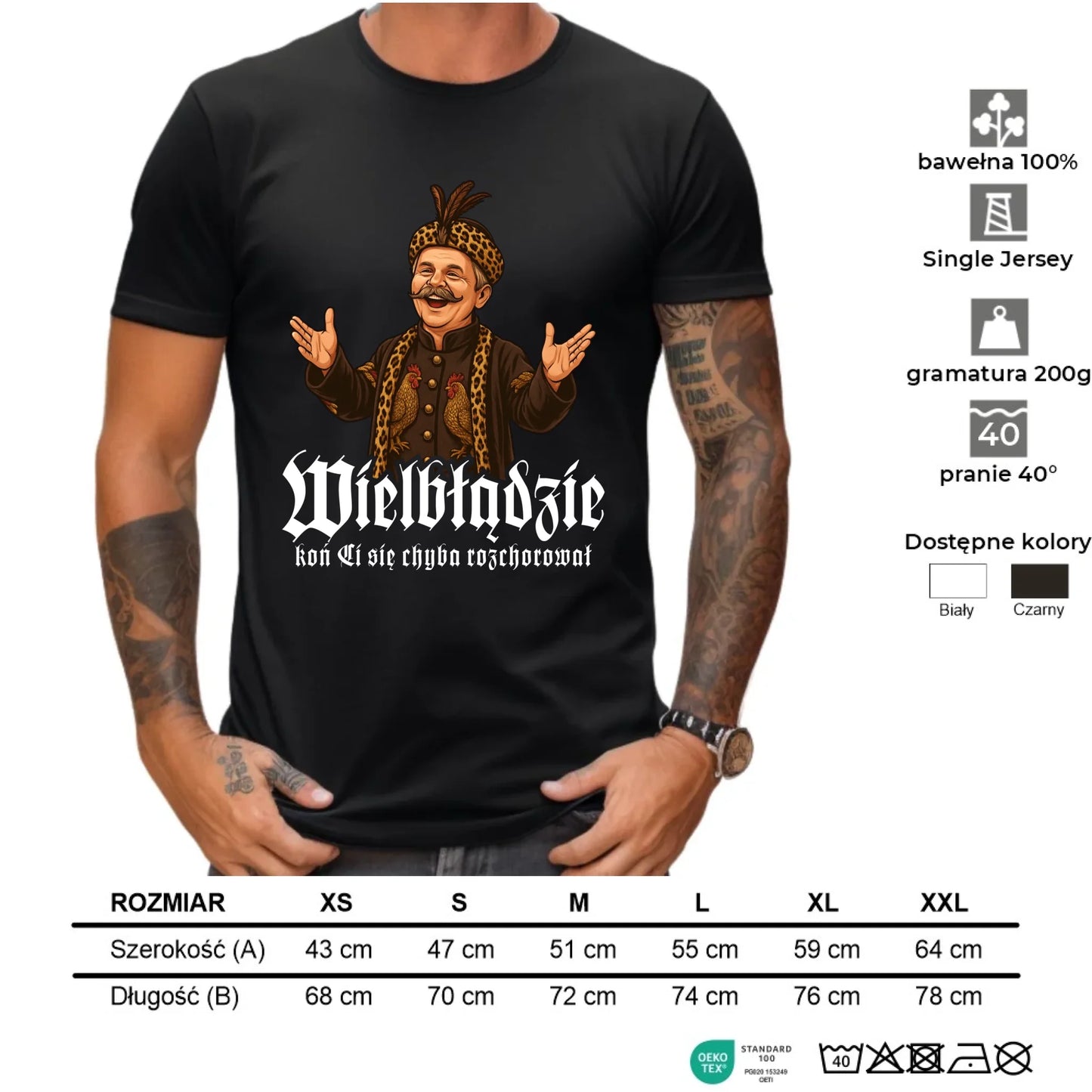 Koszulka męska - Wielbłądzie, koń Ci się chyba rozchorował - dla fanów serialu 1670 H61