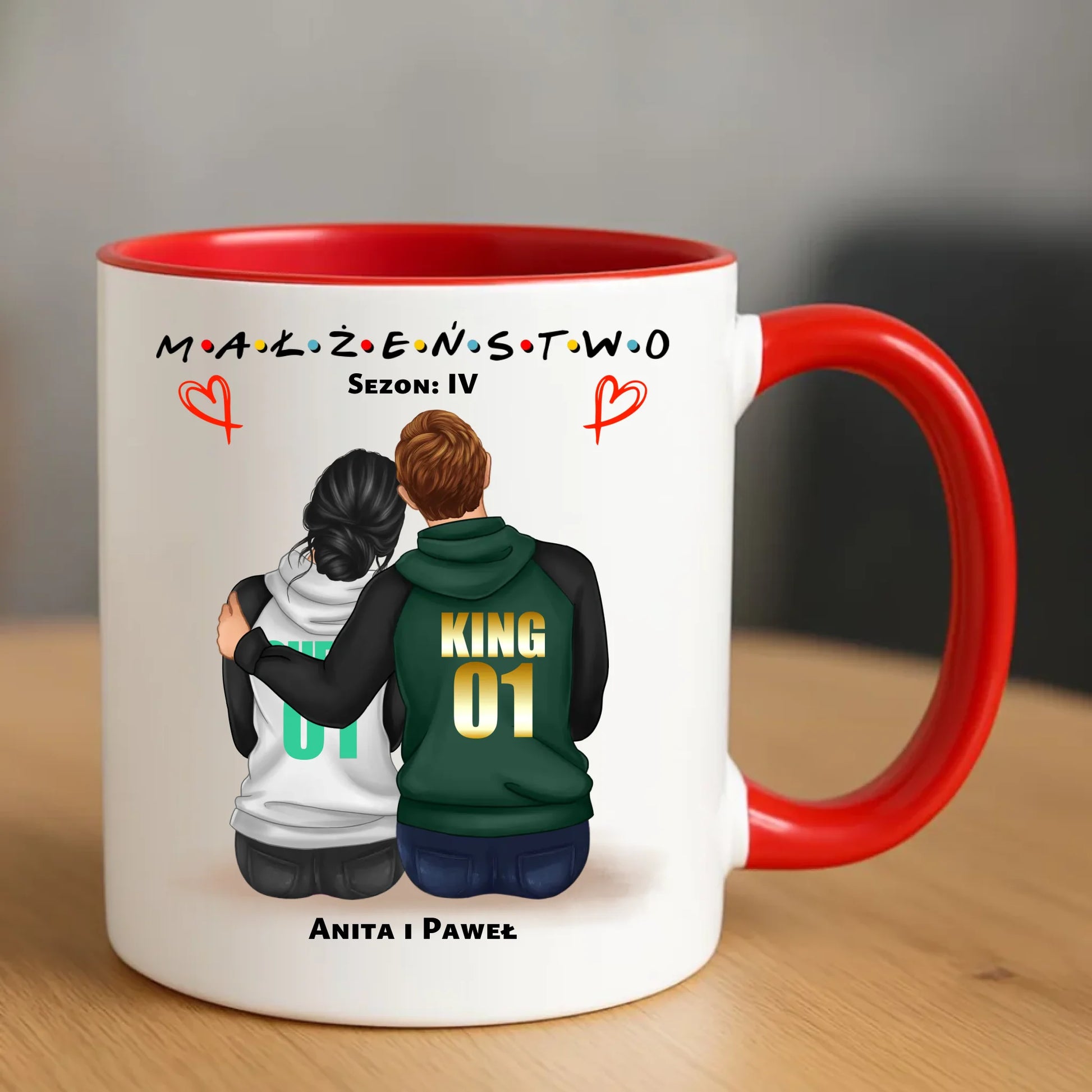 Kubek dla par - Małżeństwo Sezon - personalizowany W05 - StoryCups.pl