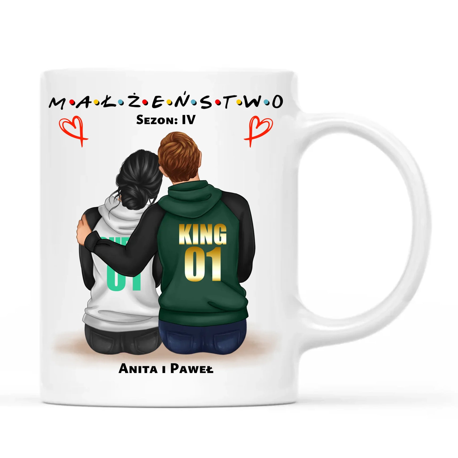 Kubek dla par - Małżeństwo Sezon - personalizowany W05 - StoryCups.pl