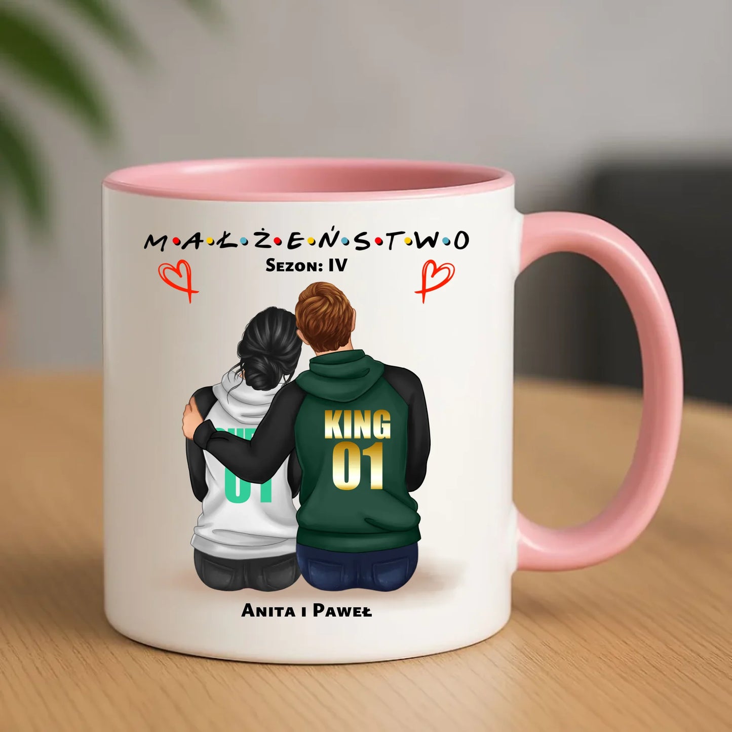 Kubek dla par - Małżeństwo Sezon - personalizowany W05 - StoryCups.pl