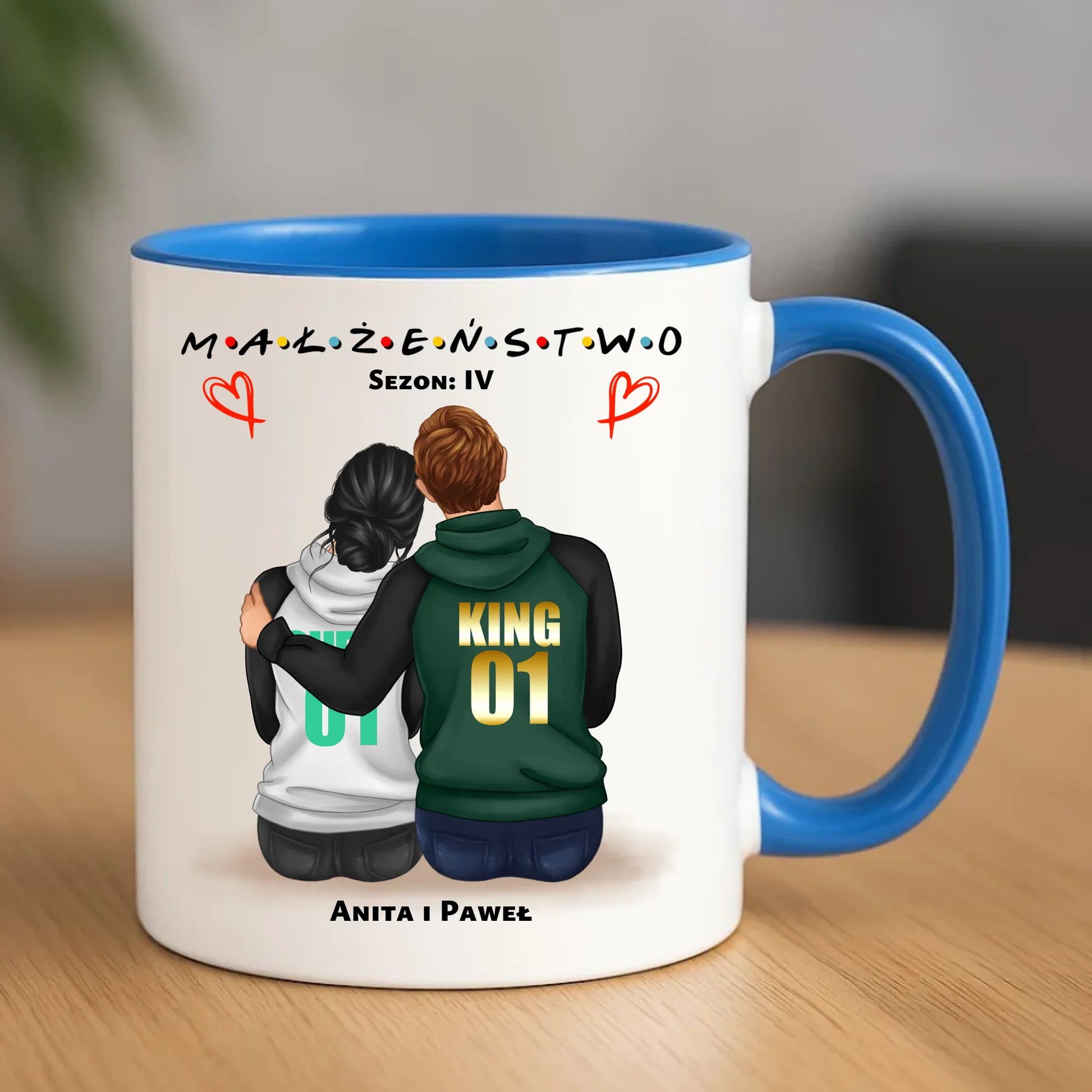 Kubek dla par - Małżeństwo Sezon - personalizowany W05 - StoryCups.pl