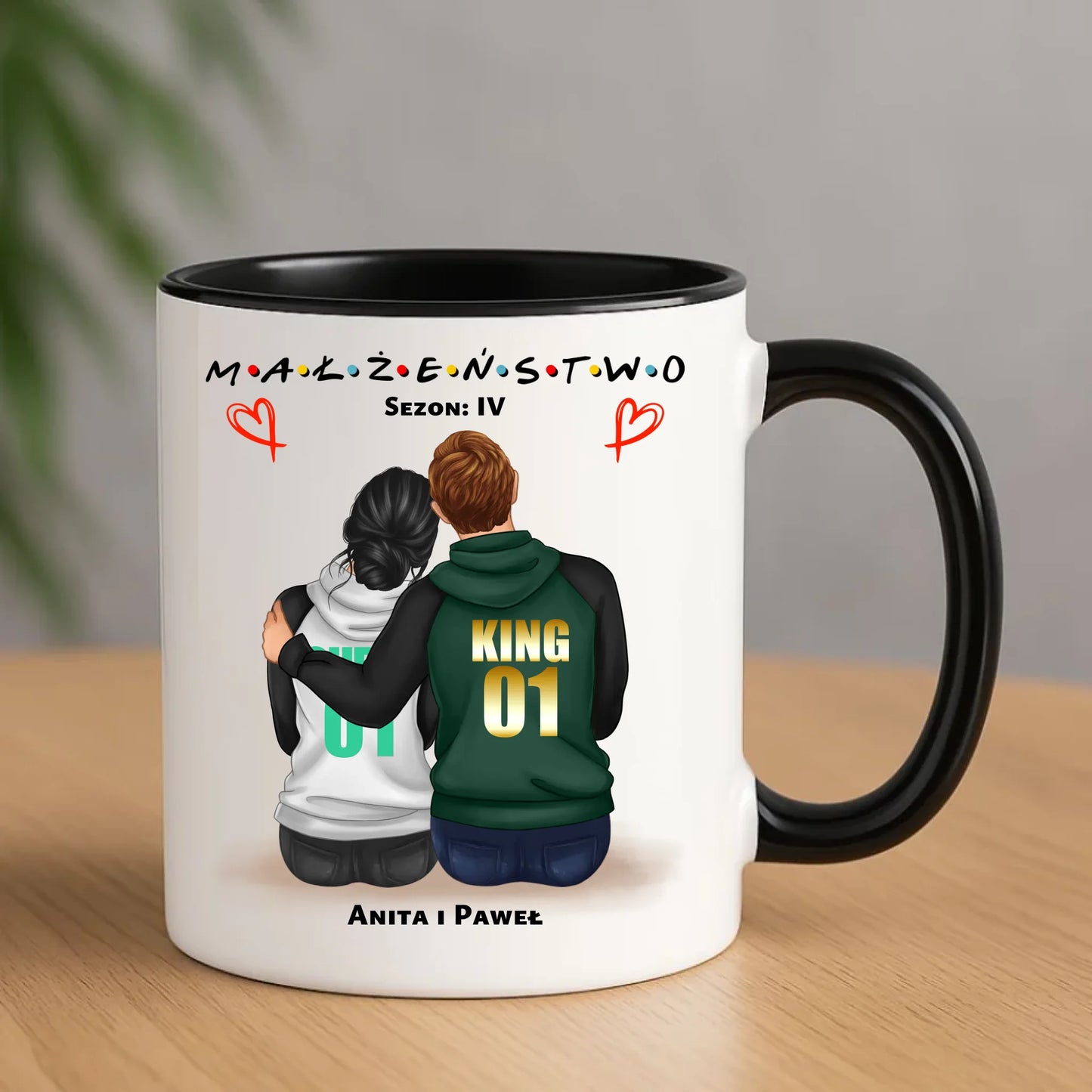 Kubek dla par - Małżeństwo Sezon - personalizowany W05 - StoryCups.pl