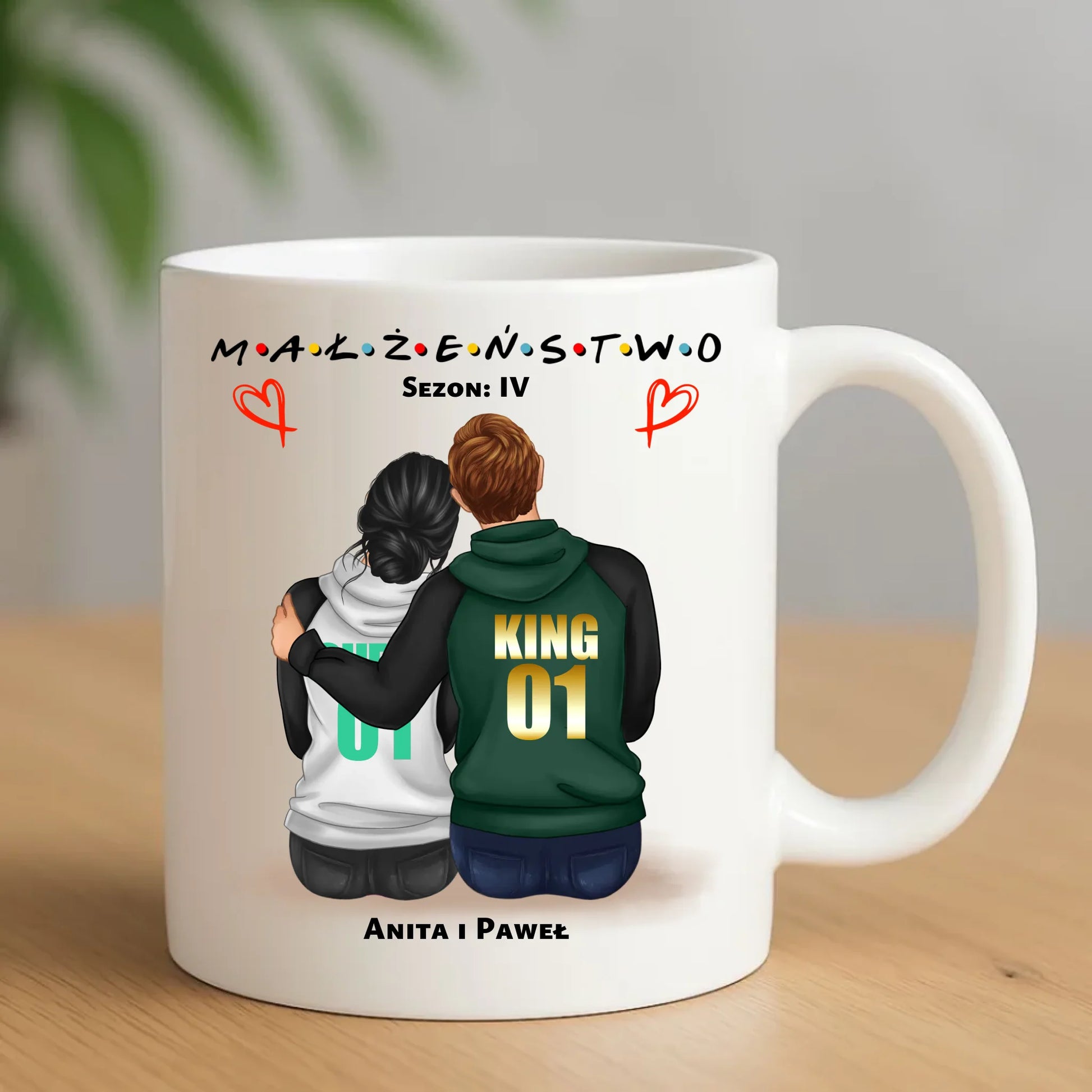 Kubek dla par - Małżeństwo Sezon - personalizowany W05 - StoryCups.pl