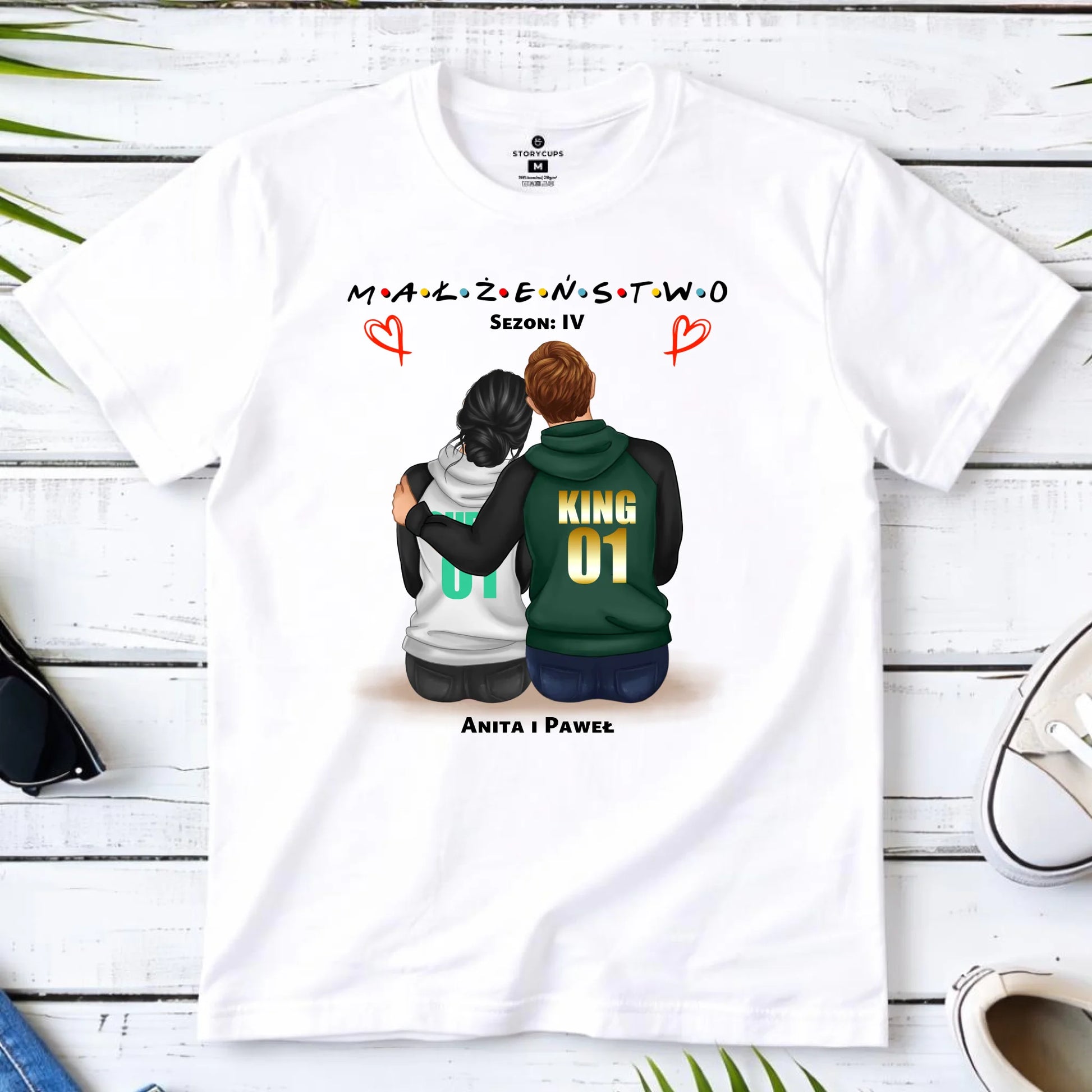 Koszulka męska dla męża - Małżeństwo Sezon - personalizowana W05 - StoryCups.pl