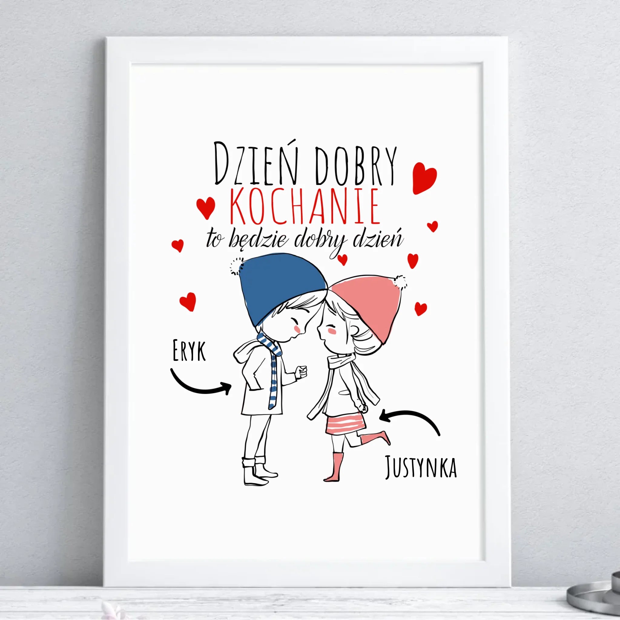 Obraz dla par - Dzień dobry Kochanie - personalizowany W10 - StoryCups.pl