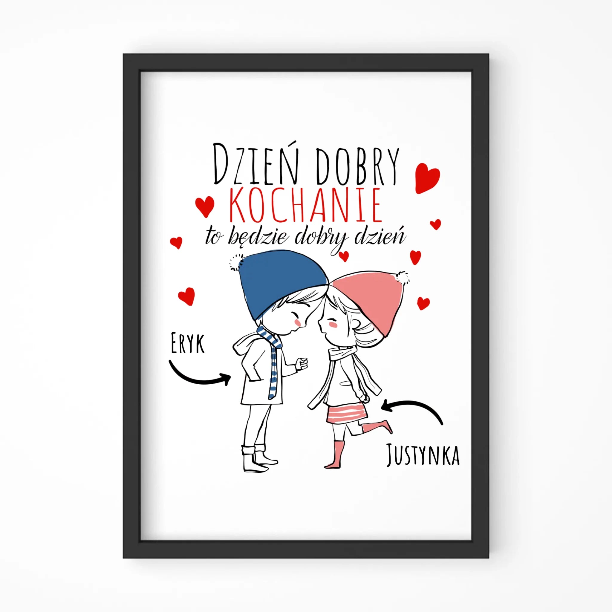 Obraz dla par - Dzień dobry Kochanie - personalizowany W10 - StoryCups.pl