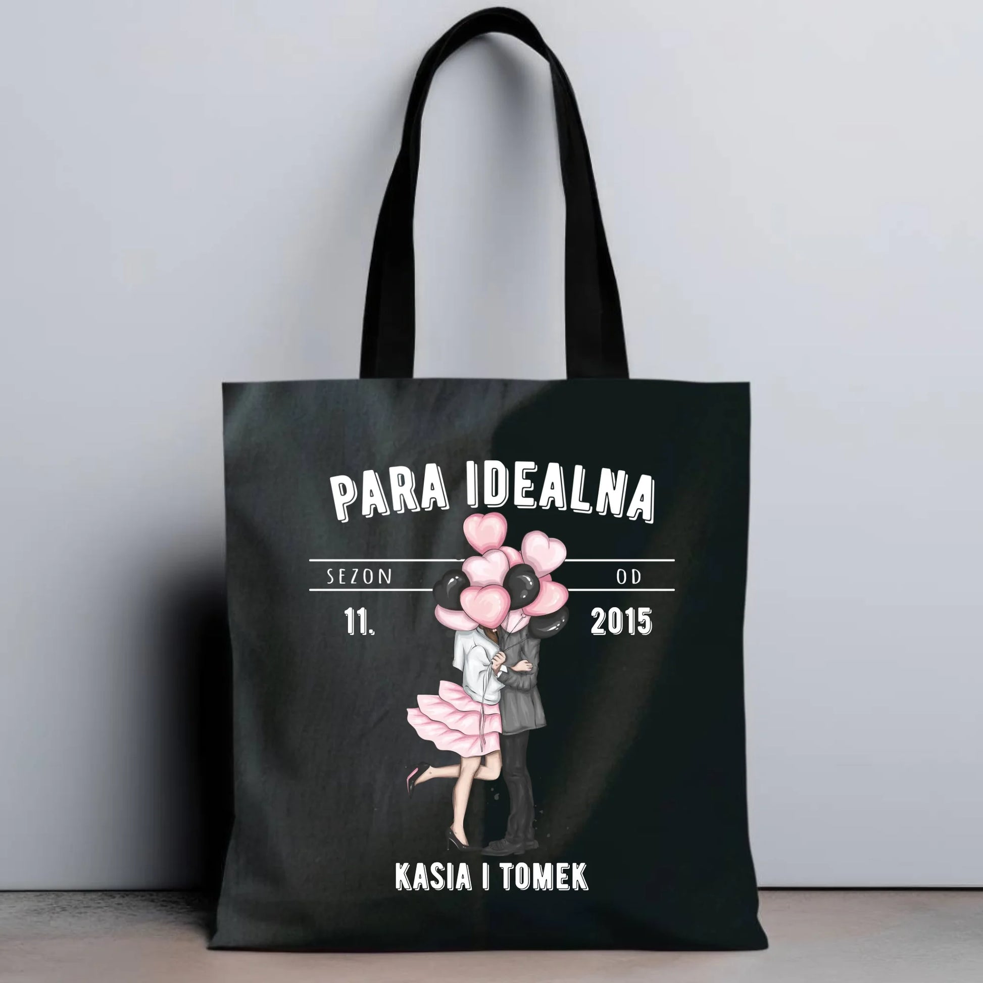 Torba dla par na rocznicę - Para idealna - personalizowana W11 - StoryCups.pl