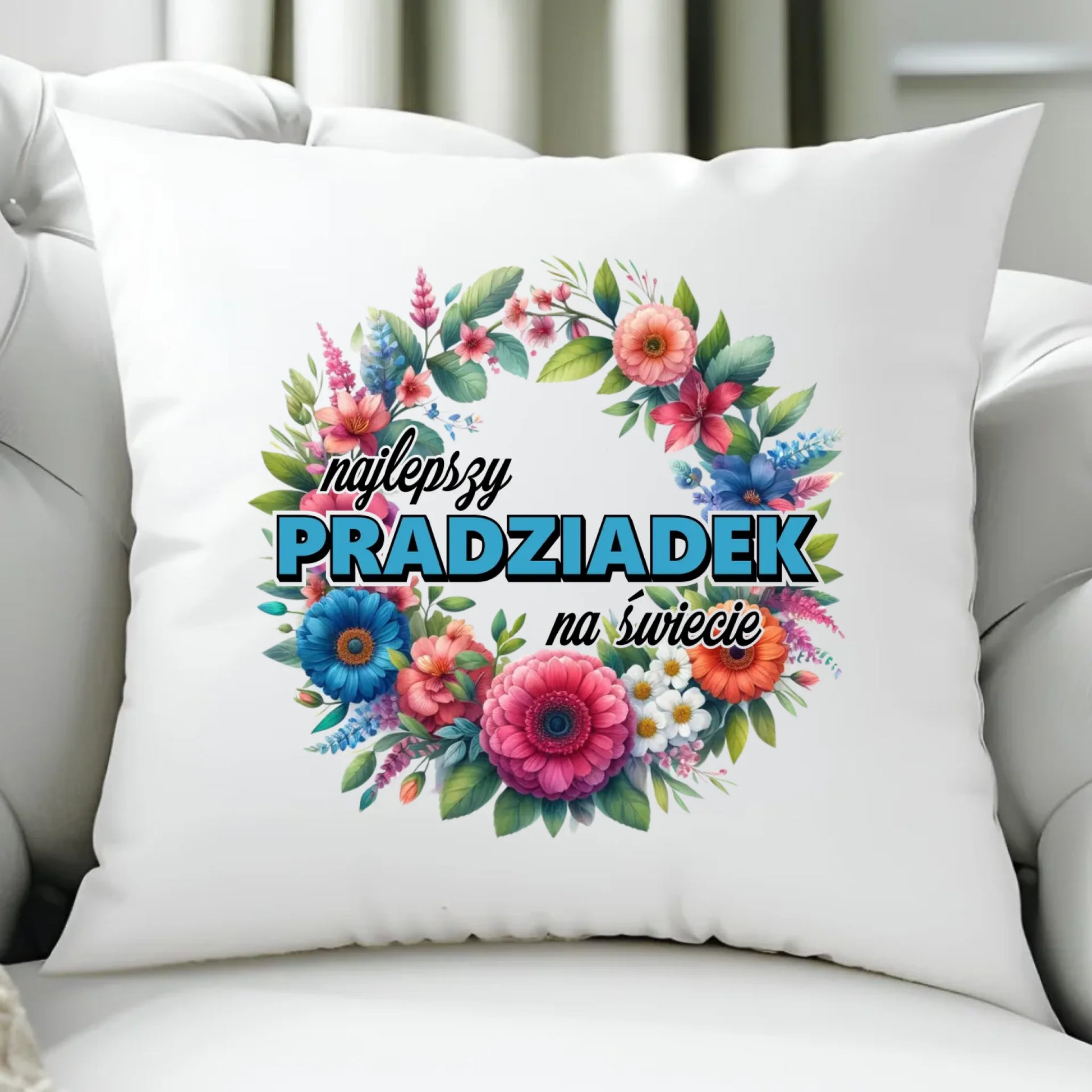 Poduszka dla dziadka - Najlepszy pradziadek na świecie D45 - StoryCups.pl