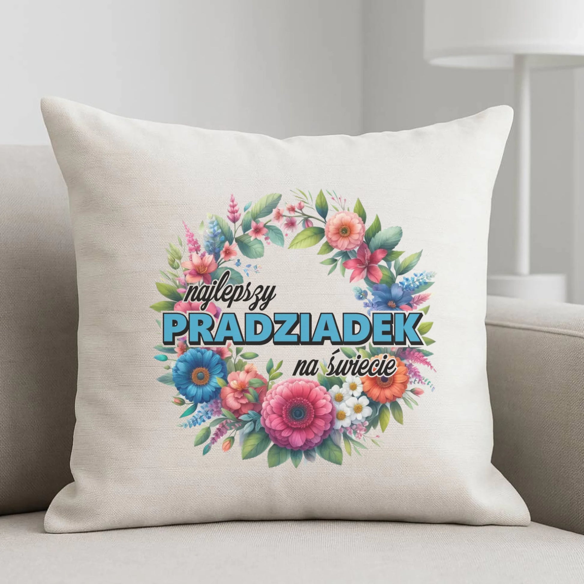 Poduszka dla dziadka - Najlepszy pradziadek na świecie D45 - StoryCups.pl