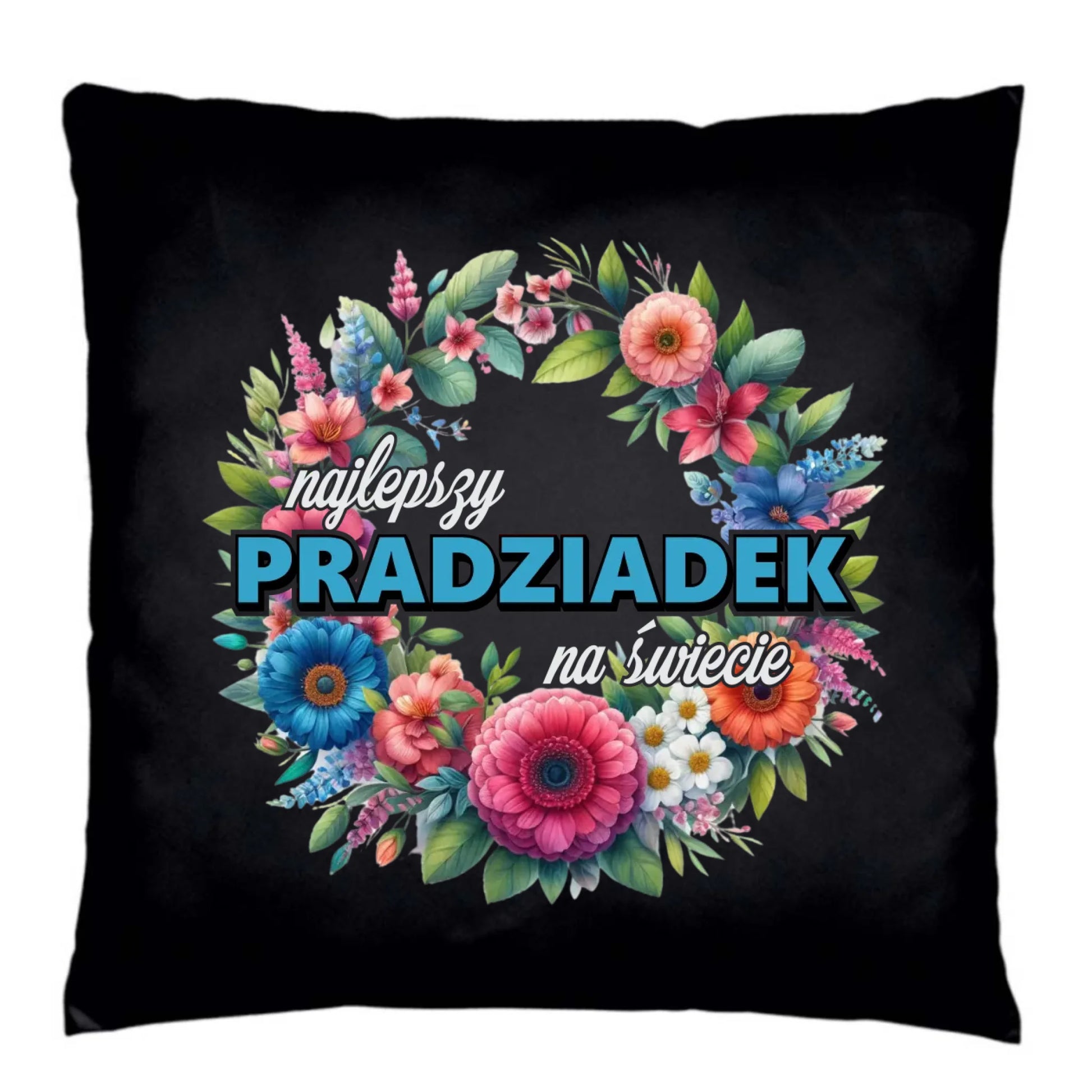 Poduszka dekoracyjna dla dziadka - Najlepszy pradziadek na świecie D45 - StoryCups.pl