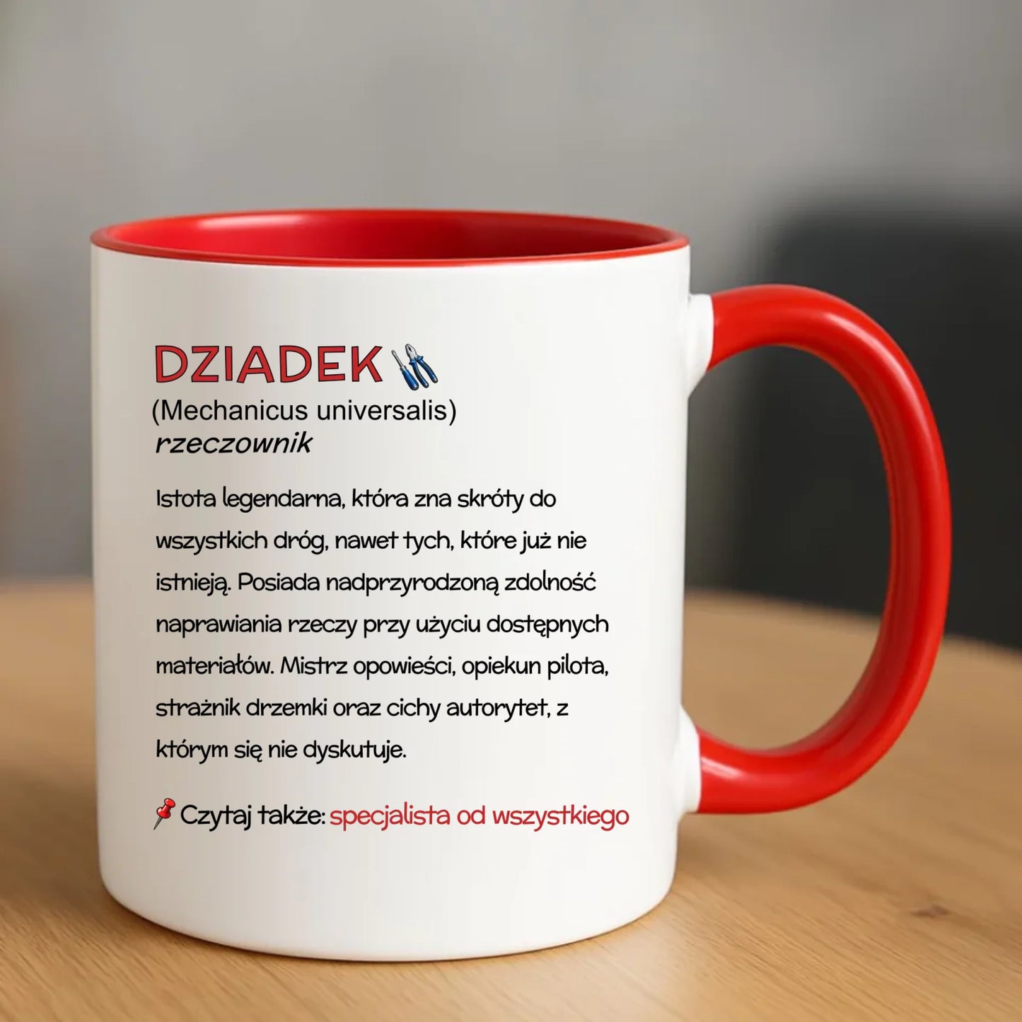 Kubek dla dziadka - Dziadek śmieszna definicja D43 - StoryCups.pl