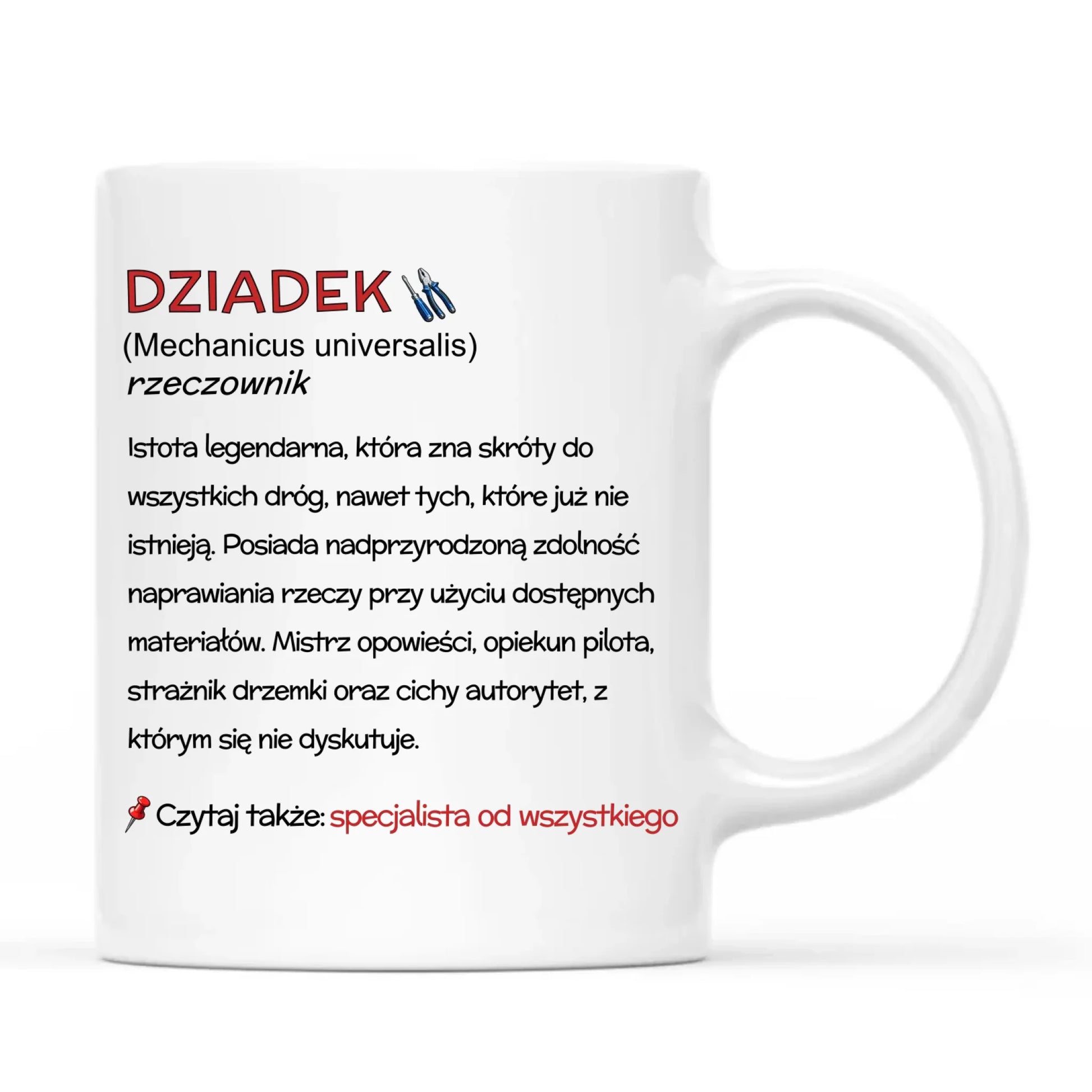 Kubek dla dziadka - Dziadek śmieszna definicja D43 - StoryCups.pl