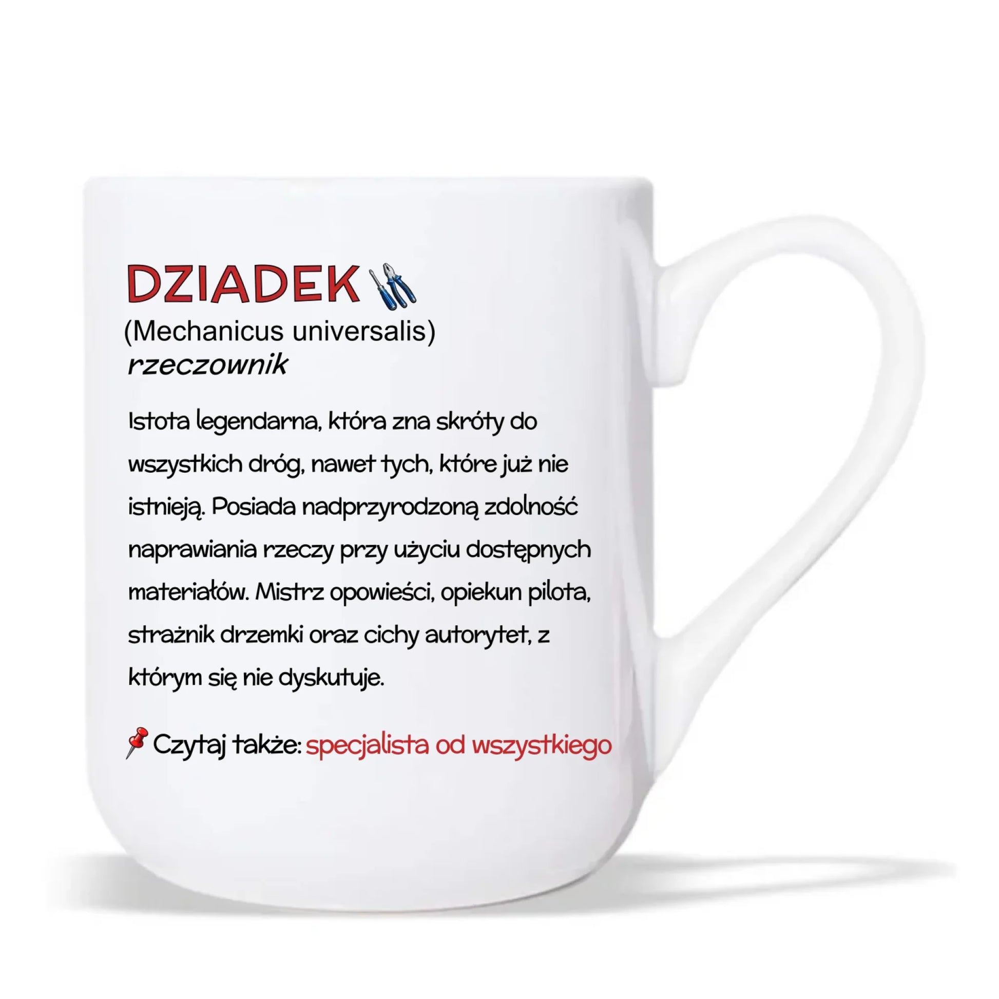 Kubek elegant dla dziadka - Dziadek śmieszna definicja D43 - StoryCups.pl